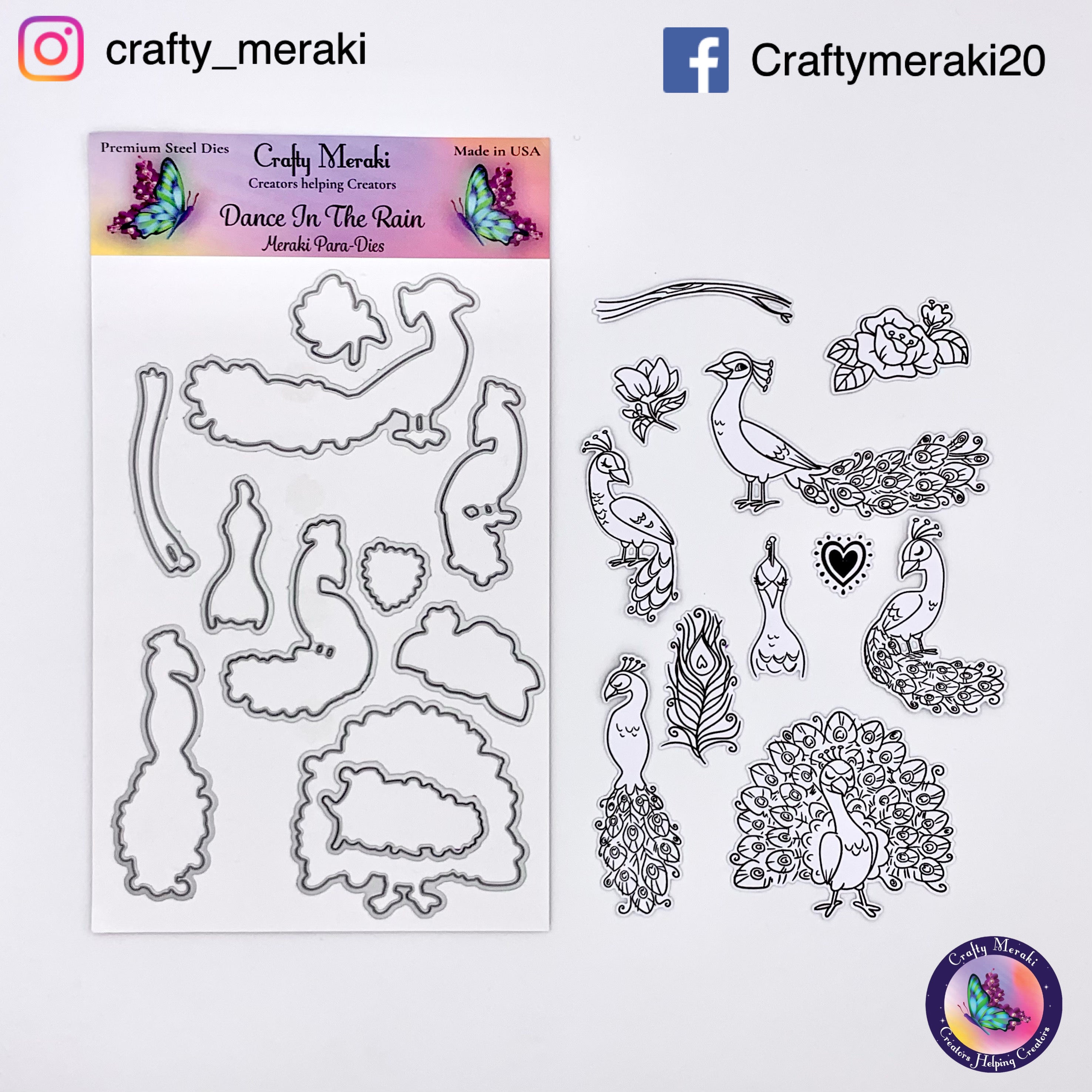Crafty Meraki Dance In the Rain Para-Dies - Crafty Meraki