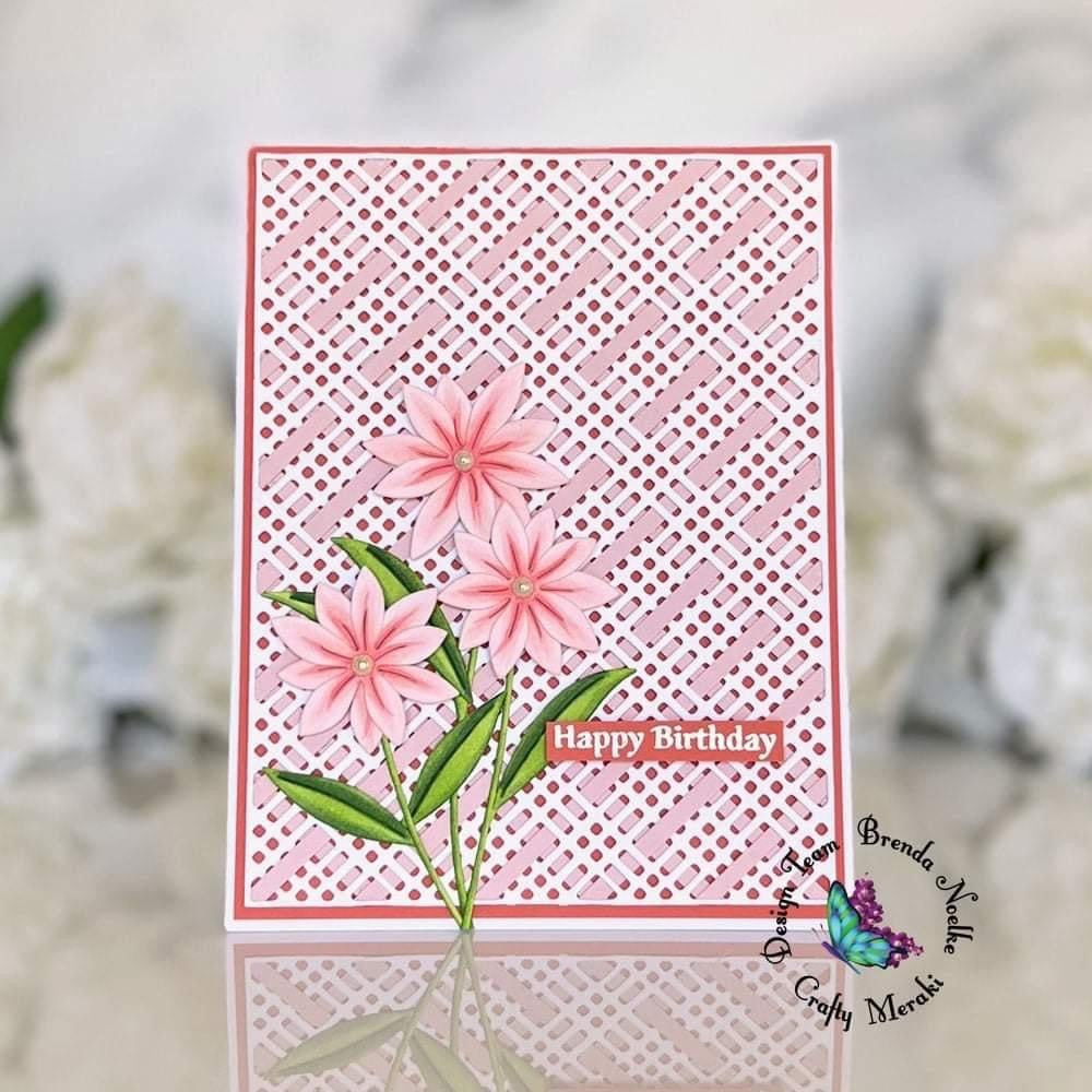 Crafty Meraki Crafty Plaid Background A2 die - Crafty Meraki