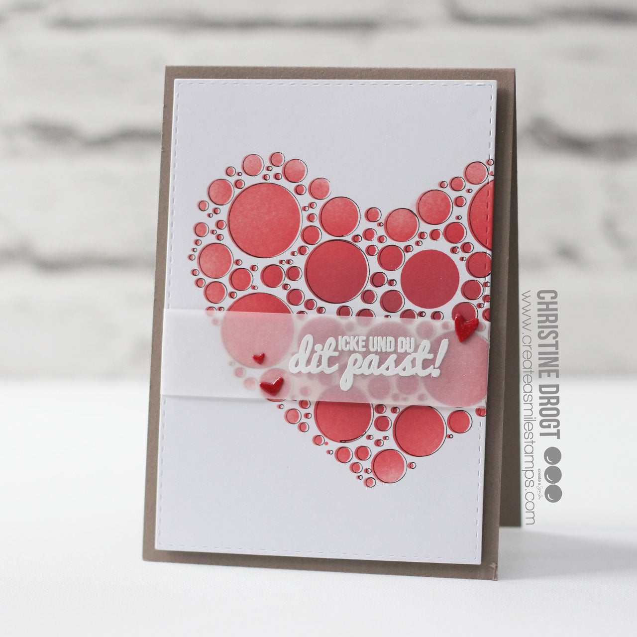 Create A Smile Bubble Heart - Crafty Meraki