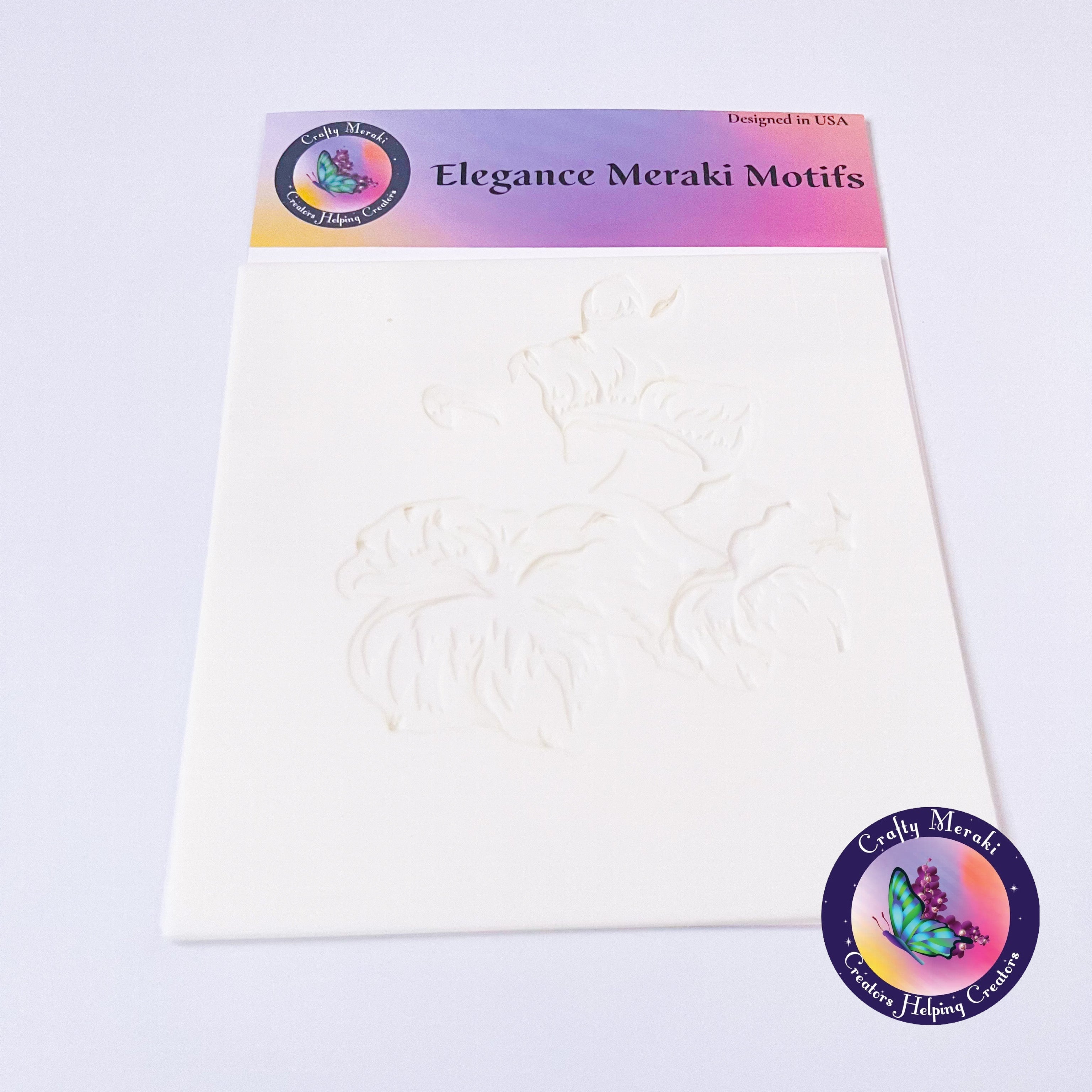 Crafty Meraki Elegance Layering Stencil set - Crafty Meraki