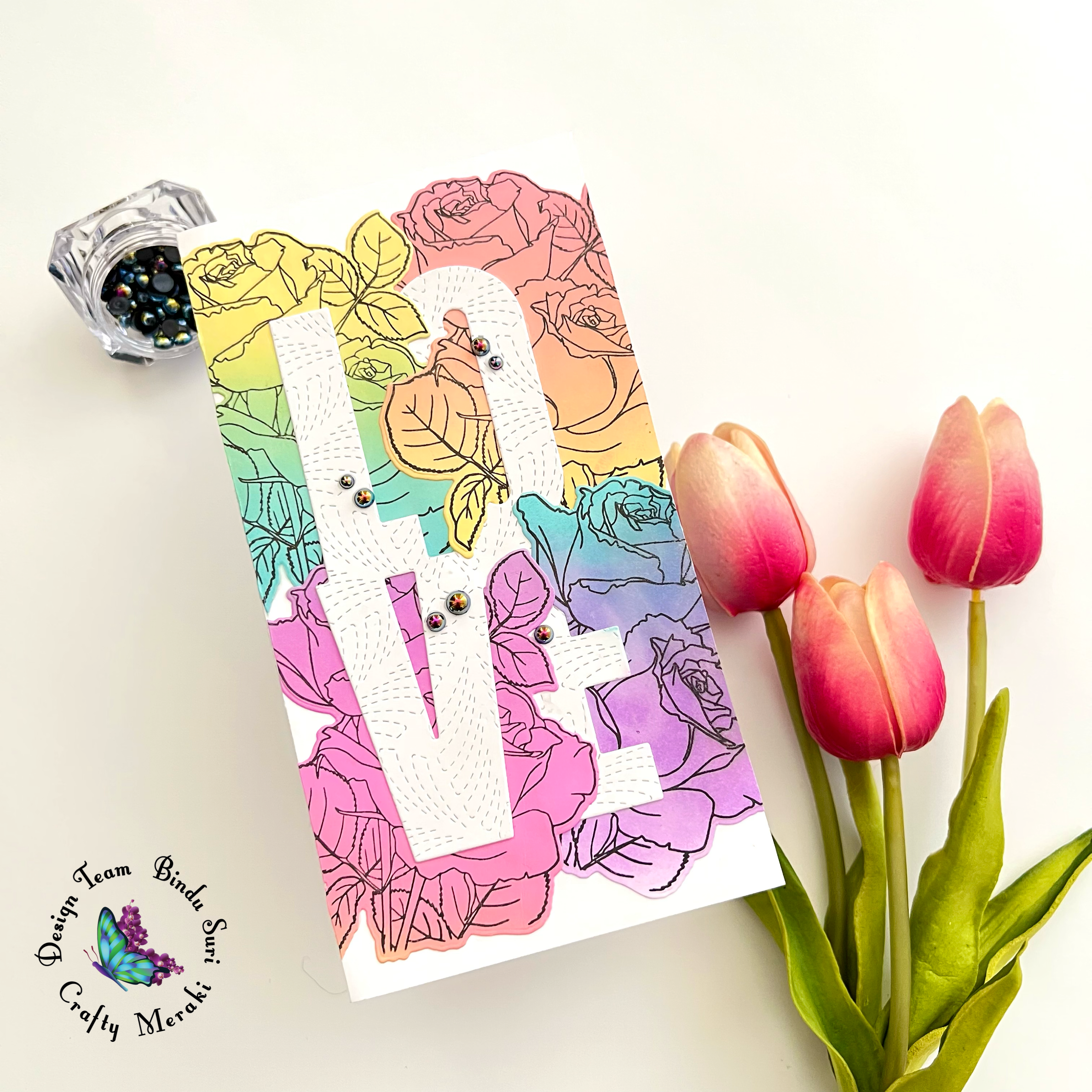 Crafty Meraki Wedding Bouquet Stamp set - Crafty Meraki