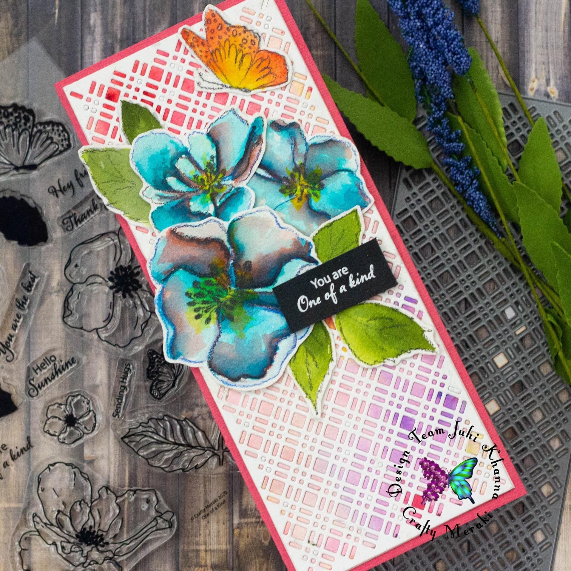 Crafty Meraki One of a Kind Clear stamp set - Crafty Meraki