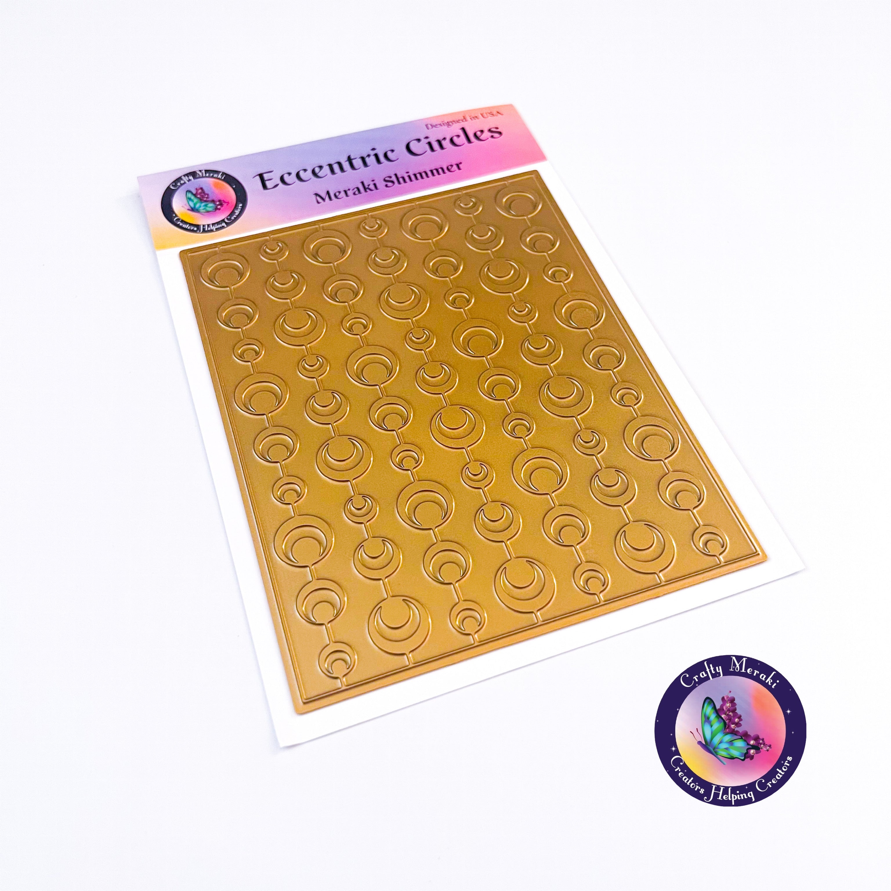 Crafty Meraki Eccentric Circles Hot Foil - Crafty Meraki