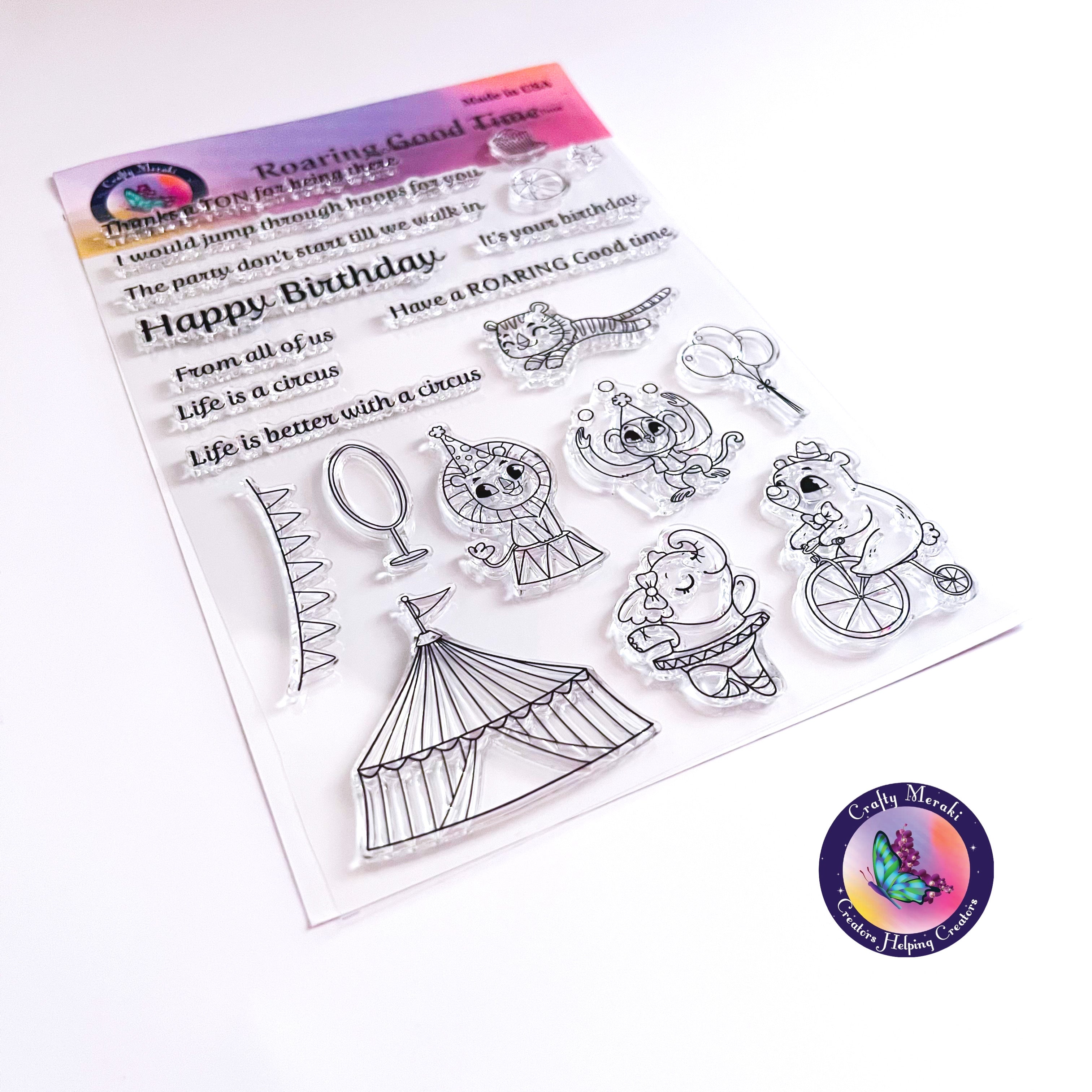 Crafty Meraki Roaring Good time stamp set - Crafty Meraki