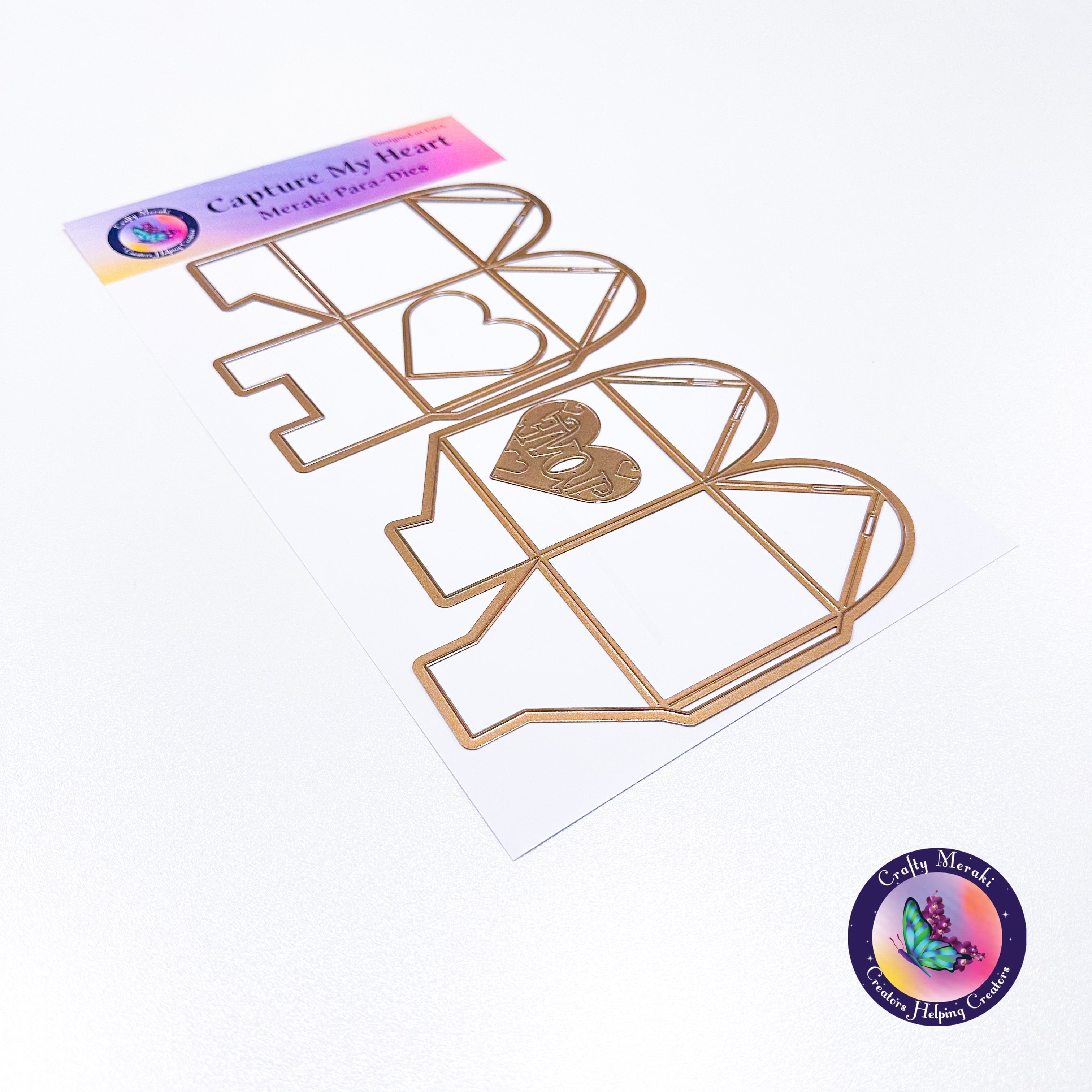 Crafty Meraki Capture My Heart 3D Box Dies - Crafty Meraki