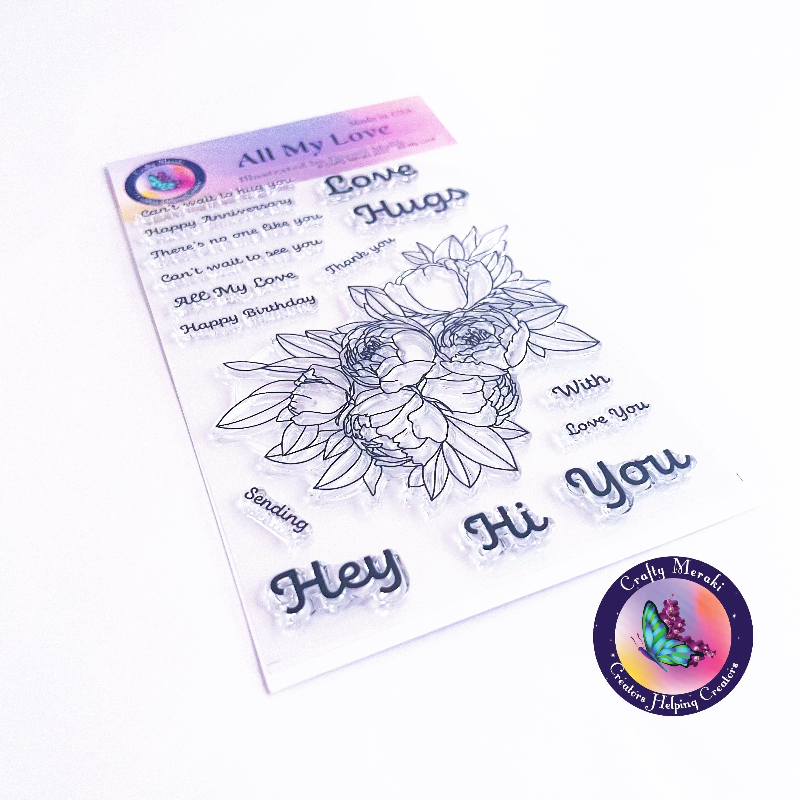 Crafty Meraki All My Love stamp set - Crafty Meraki