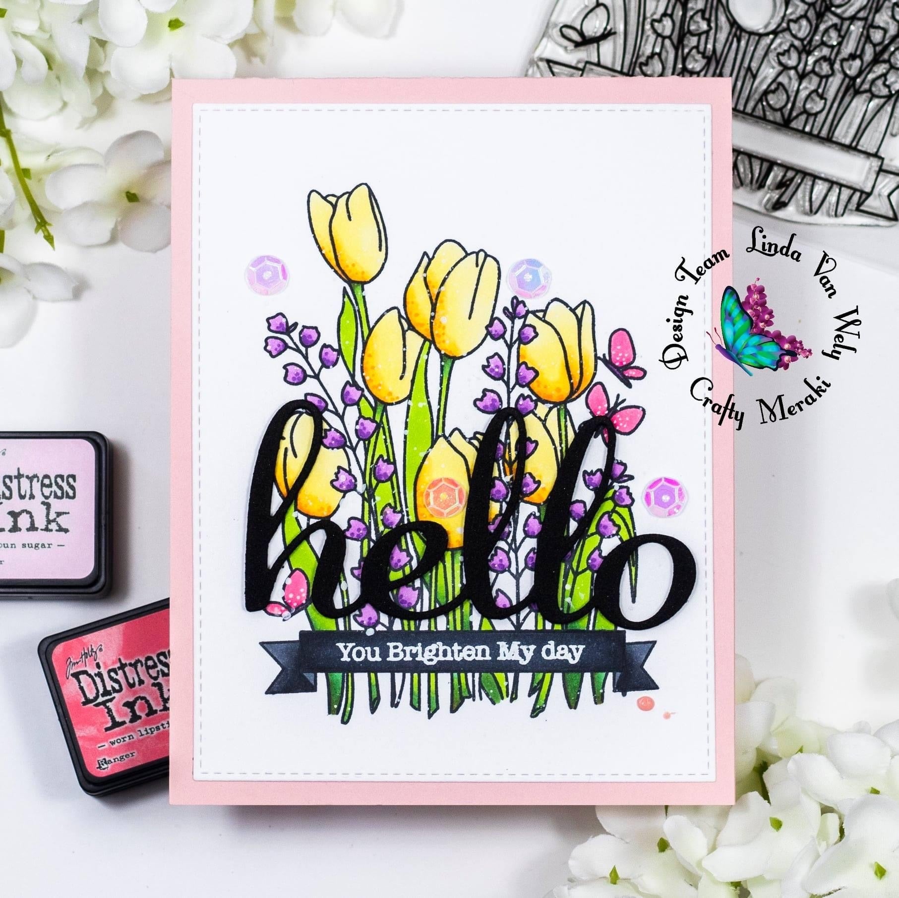Crafty Meraki Blooming Birthday Stamp set - Crafty Meraki