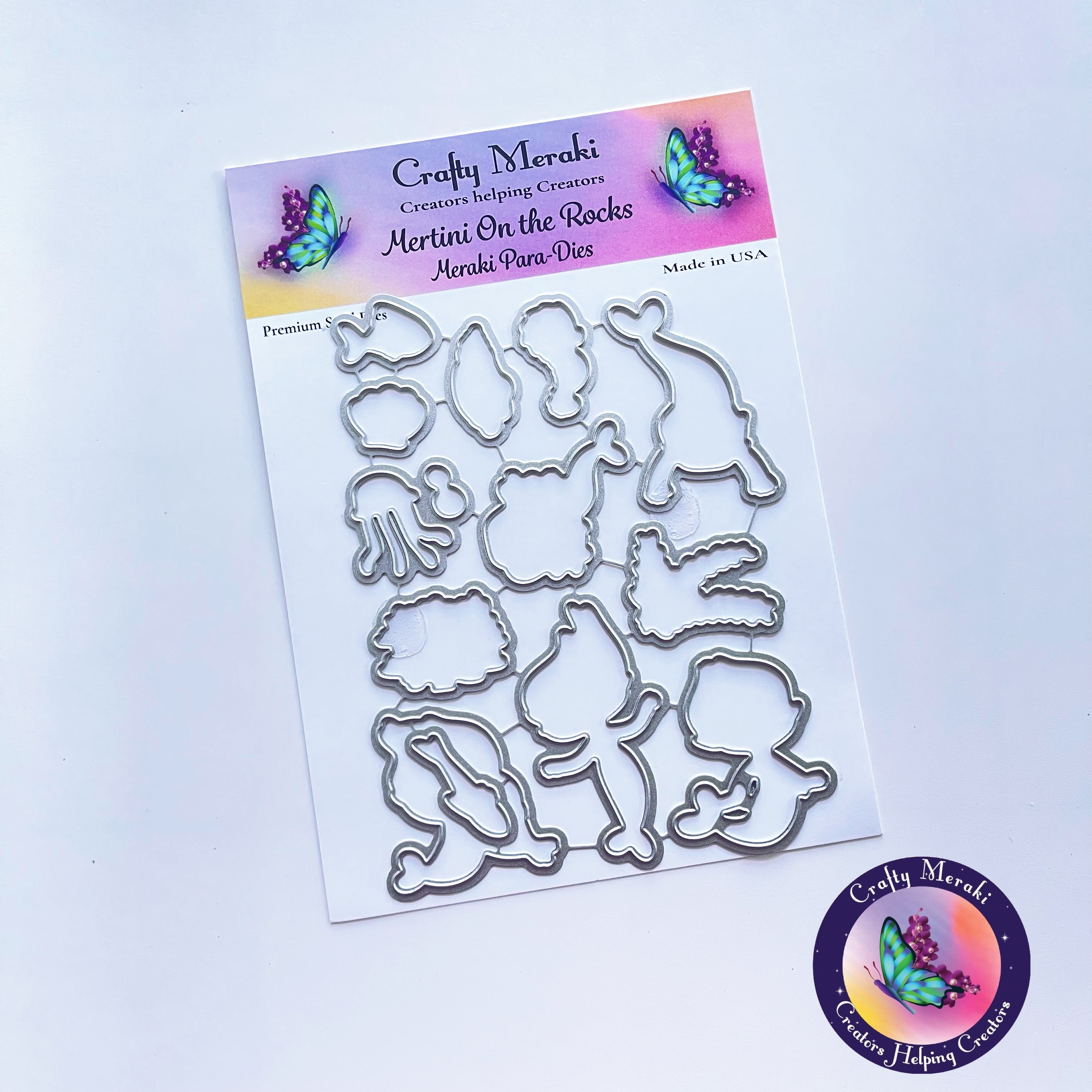Crafty Meraki Mertini on The Rocks Meraki Para-Dies - Crafty Meraki