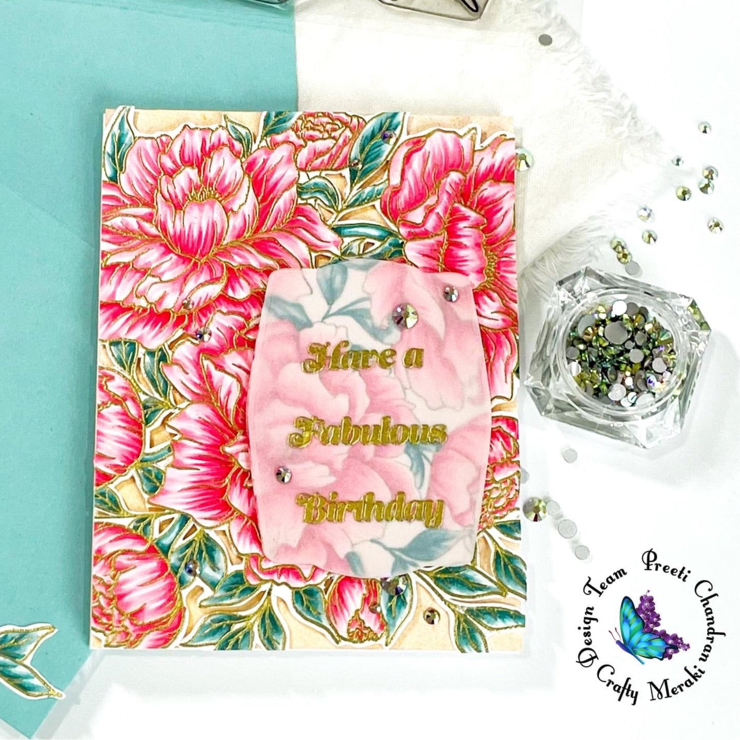 Crafty Meraki Birthday Bouquet Stamp Set - Crafty Meraki