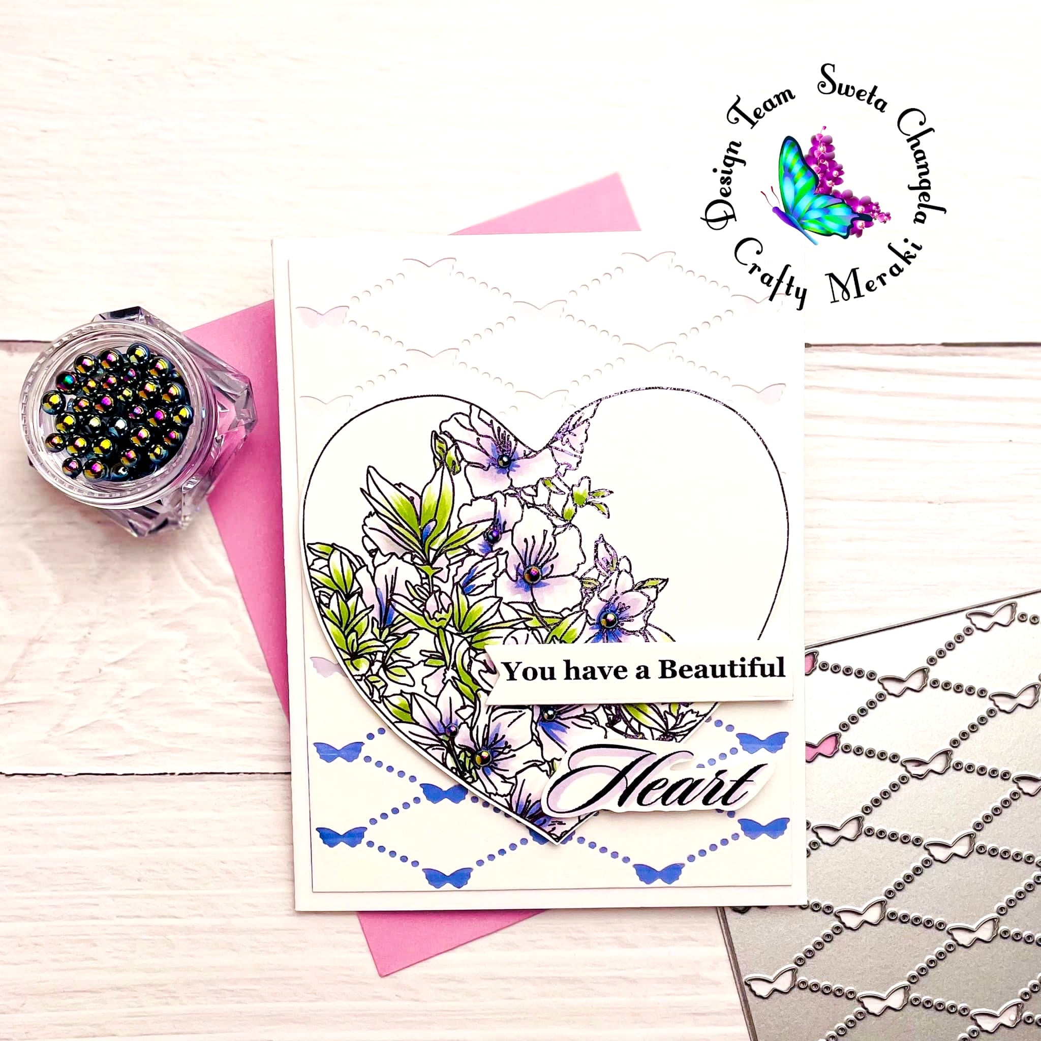 Crafty Meraki Heartful Greetings stamp - Crafty Meraki