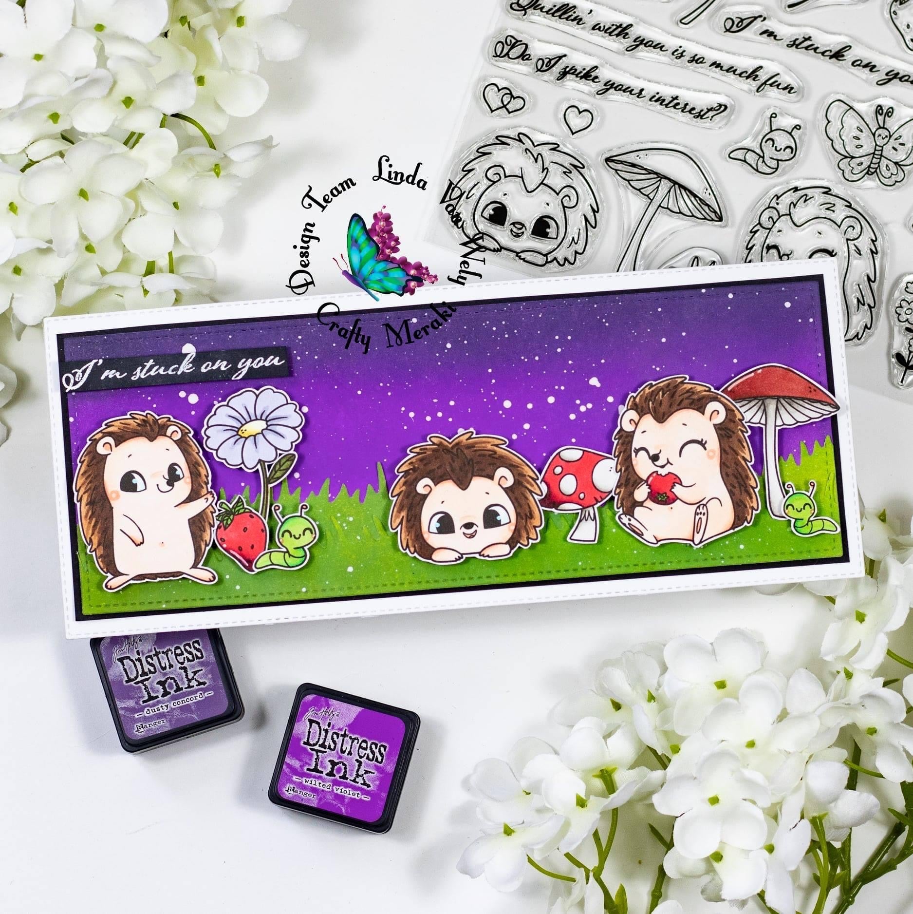 Crafty Meraki Just Quillin' Stamp set - Crafty Meraki