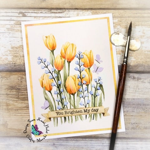 Crafty Meraki Blooming Birthday Stamp set - Crafty Meraki