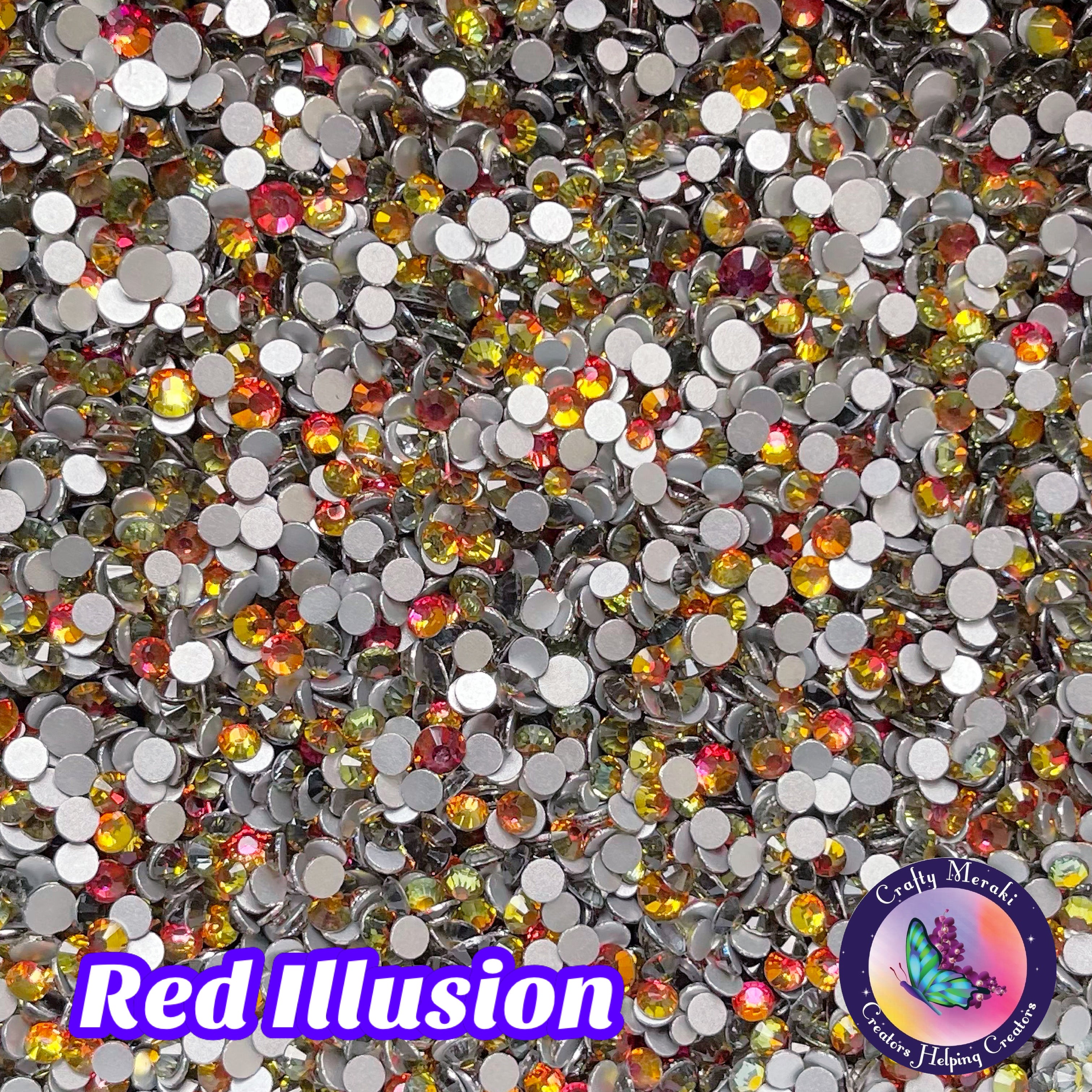 Meraki Sparkle Red Illusion - Crafty Meraki