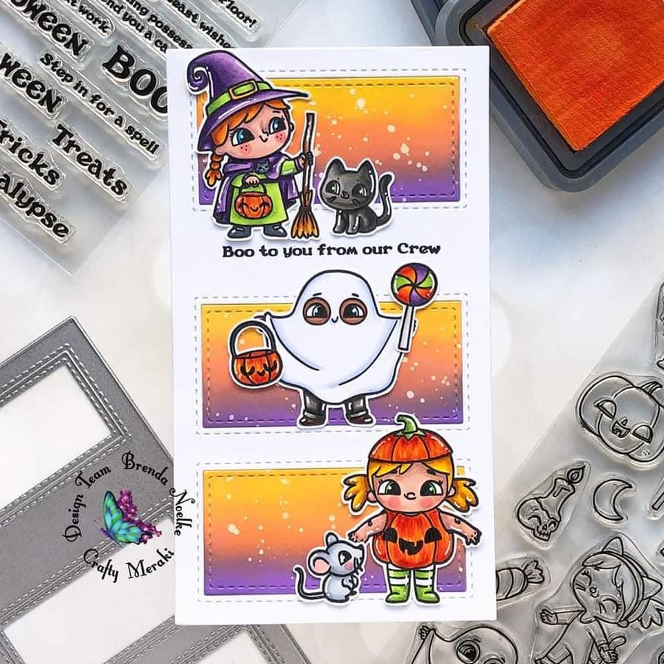 Crafty Meraki Ghostly Greetings Stamp Set - Crafty Meraki