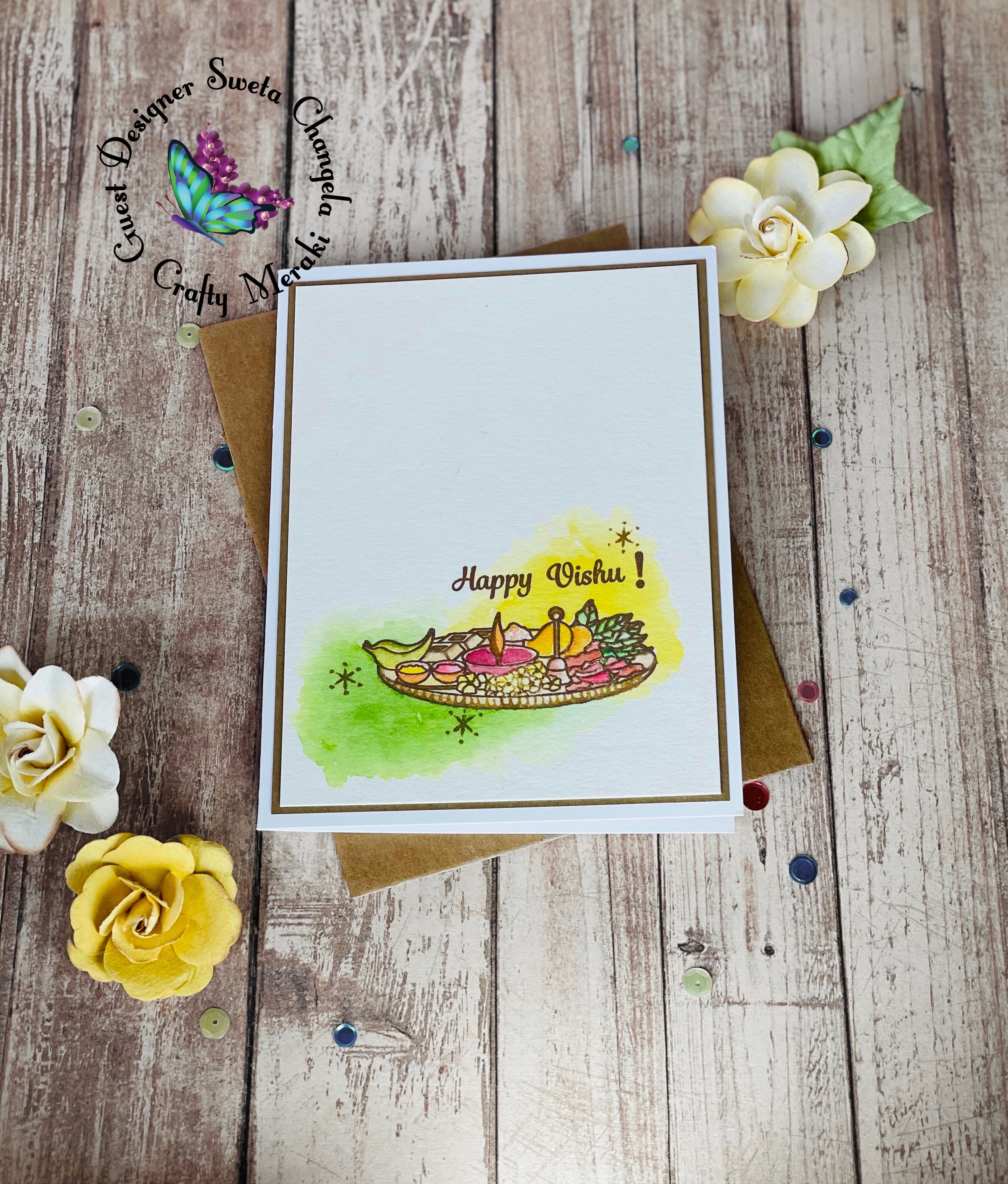 Crafty Meraki Happy Ugadi stamp set - Crafty Meraki