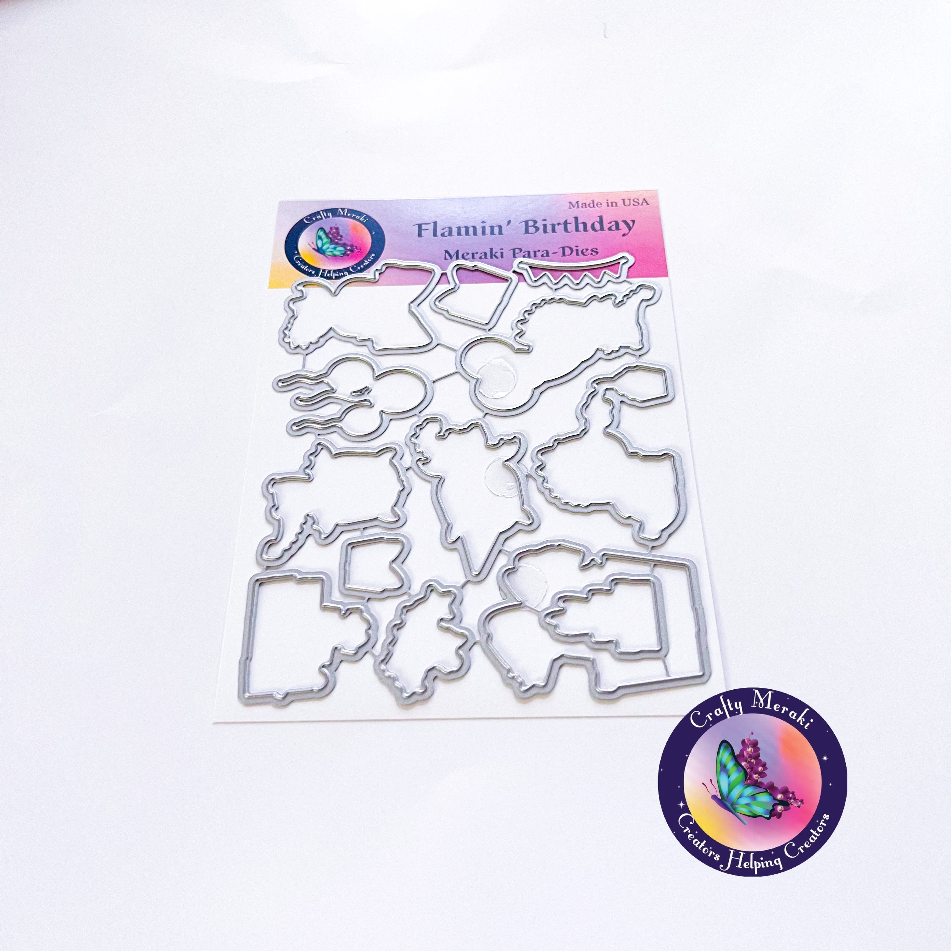 Crafty Meraki Flamin' Birthday Coordinating Meraki Para-dies - Crafty Meraki
