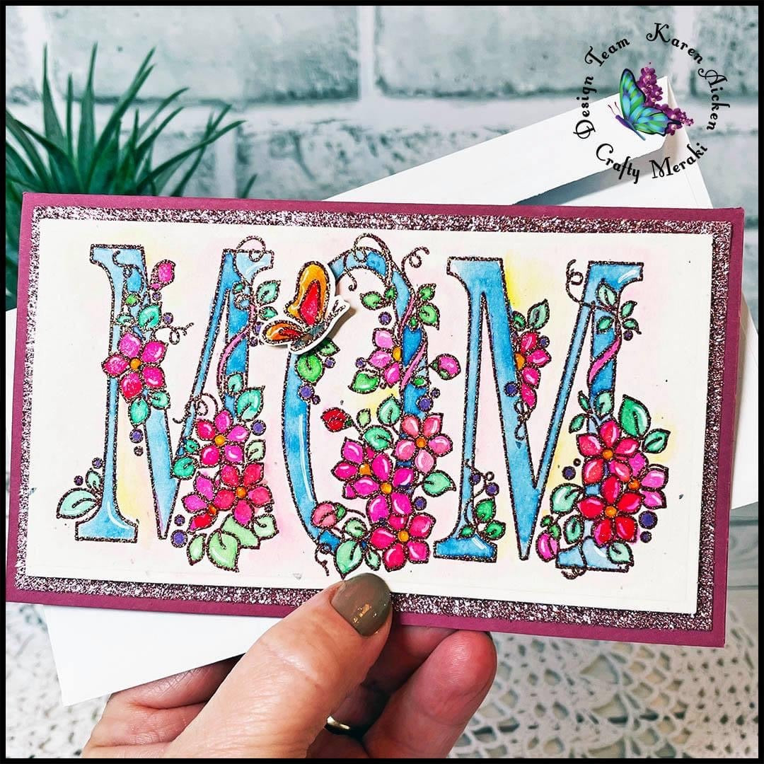 Crafty Meraki Love You Mom Stamp set - Crafty Meraki