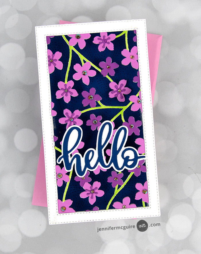 Crafty Meraki Mini Slimline Starry Night Para-Dies - Crafty Meraki
