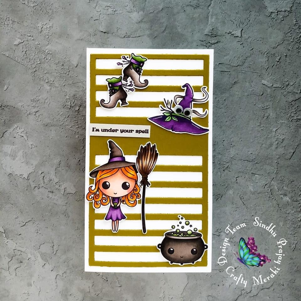 Crafty Meraki Ghostly Greetings Stamp Set - Crafty Meraki