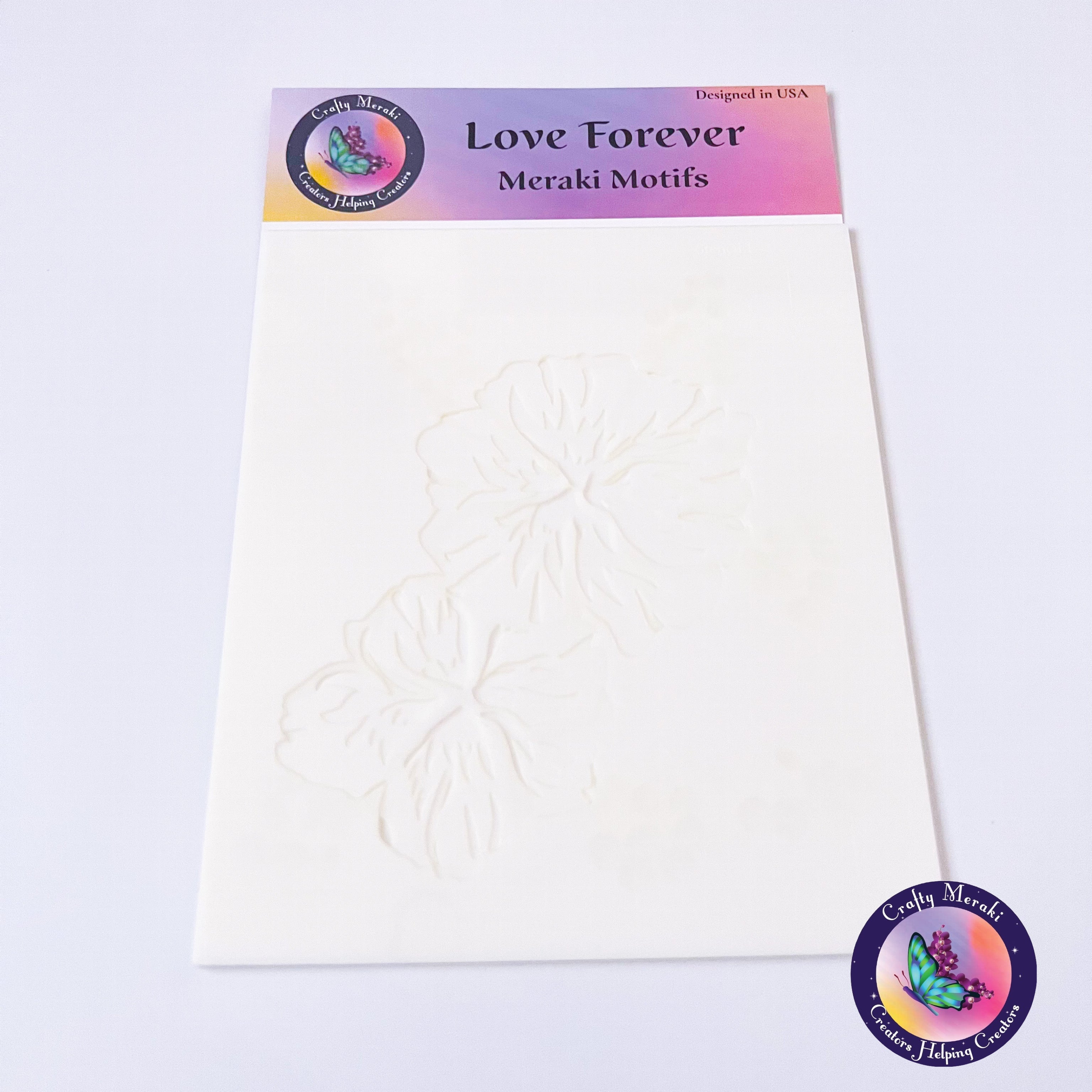 Crafty Meraki Love Forever Layering Stencil set - Crafty Meraki