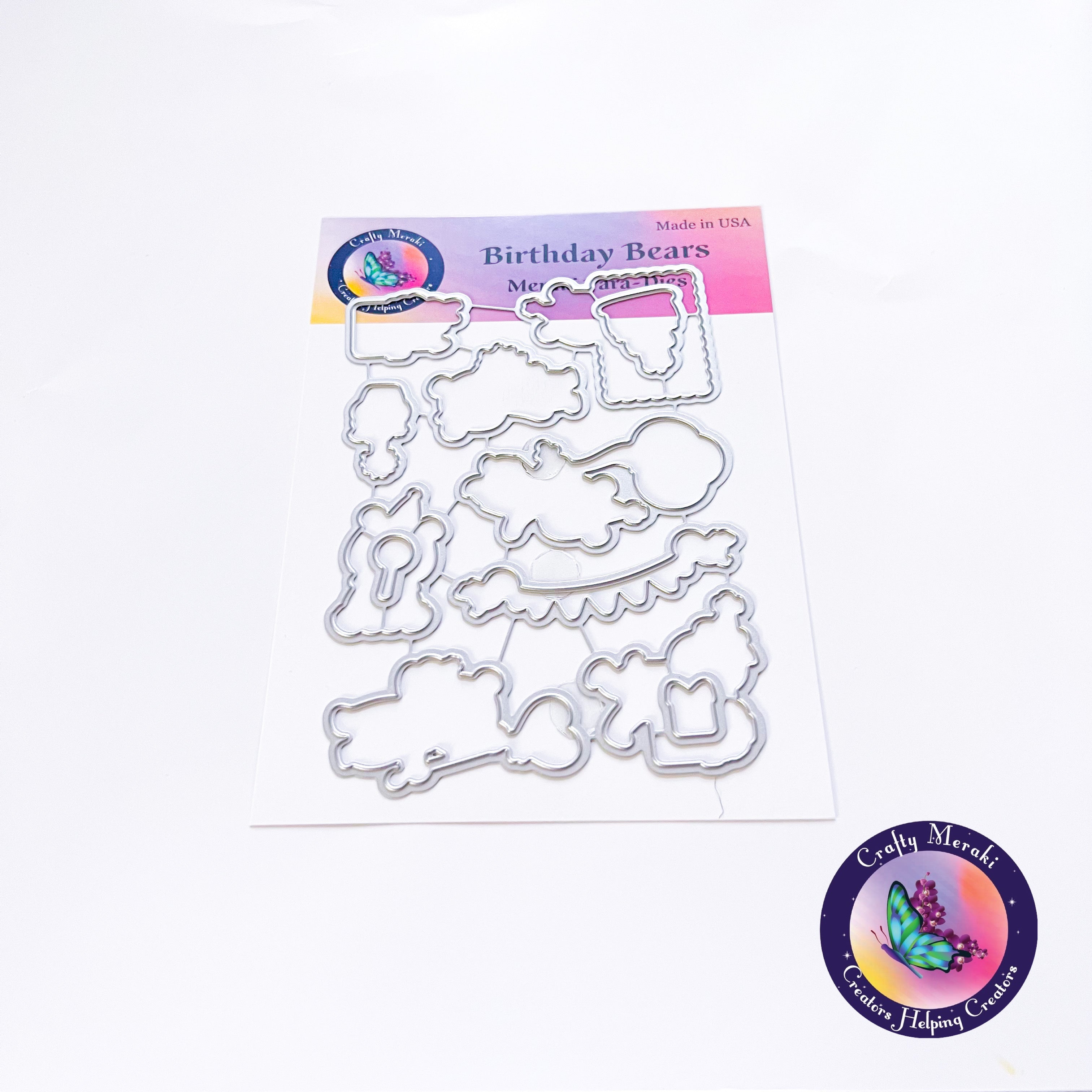 Crafty Meraki Birthday Bears Coordinating Meraki Para-dies - Crafty Meraki