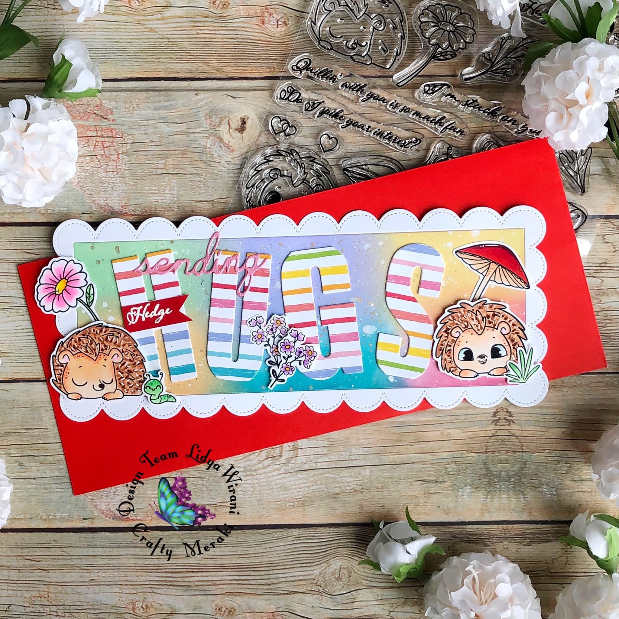 Crafty Meraki Hugs Slimline Tag Meraki Para-dies - Crafty Meraki