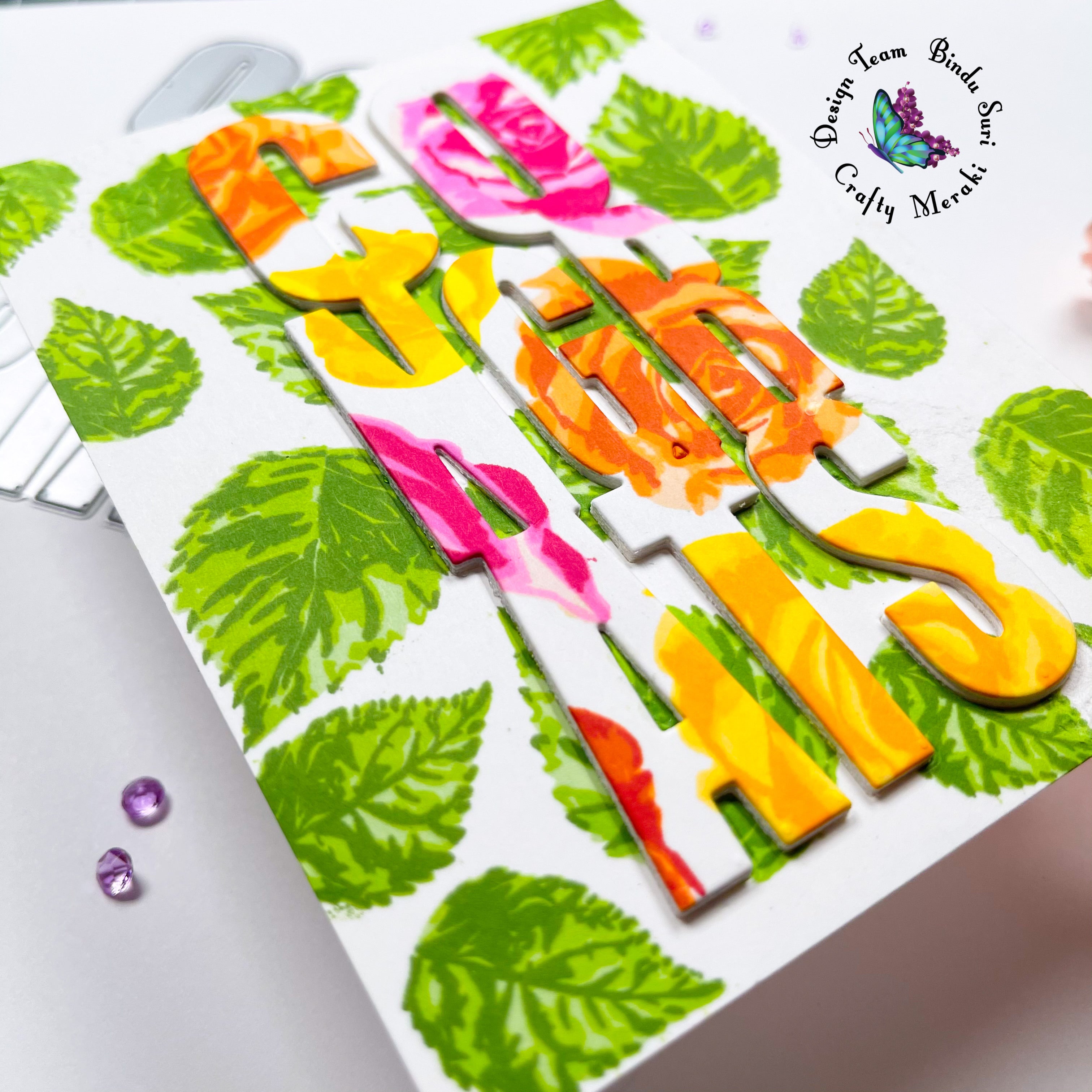 Crafty Meraki Rose Garden Stamp set - Crafty Meraki