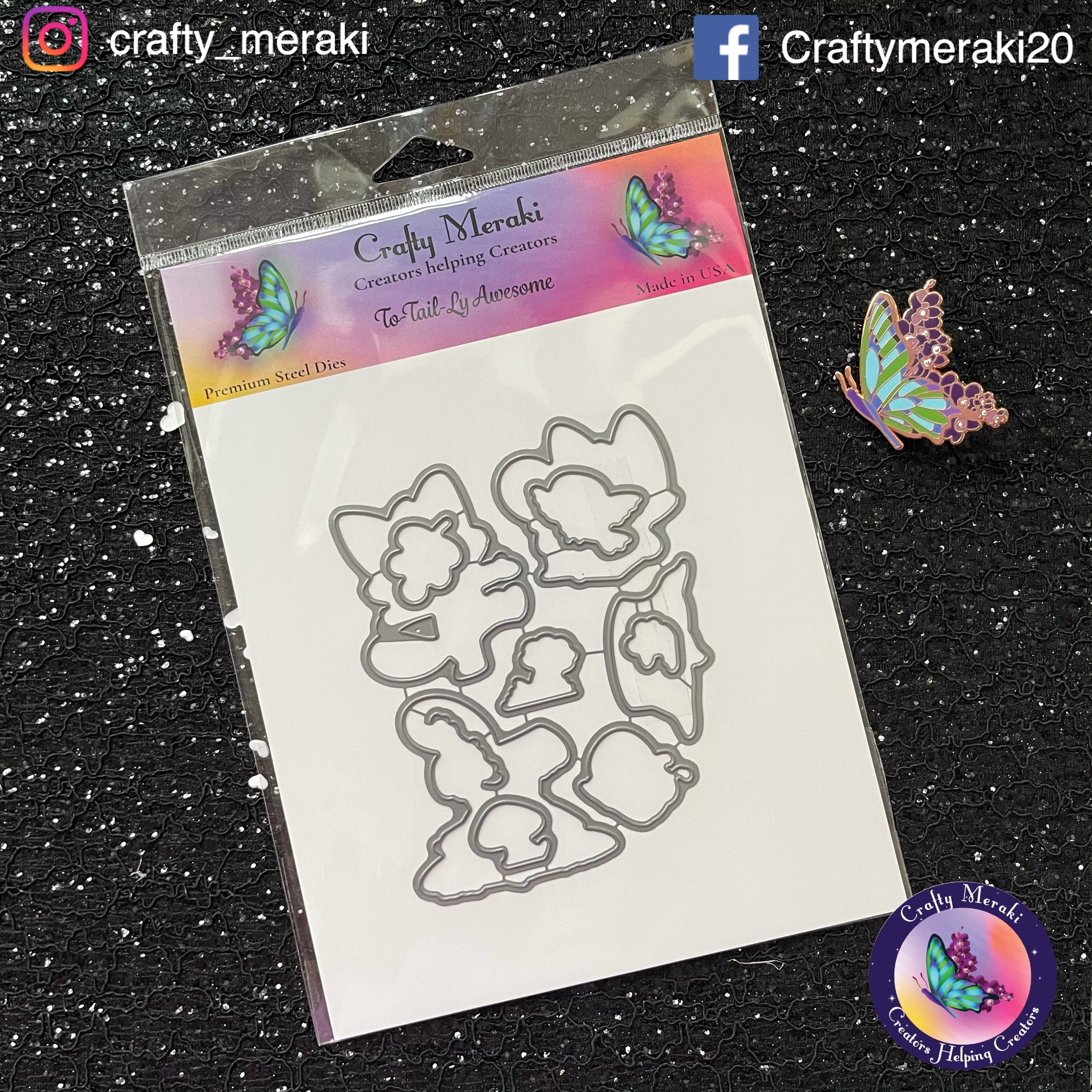 Crafty Meraki To-tail-ly Awesome coordinating dies - Crafty Meraki