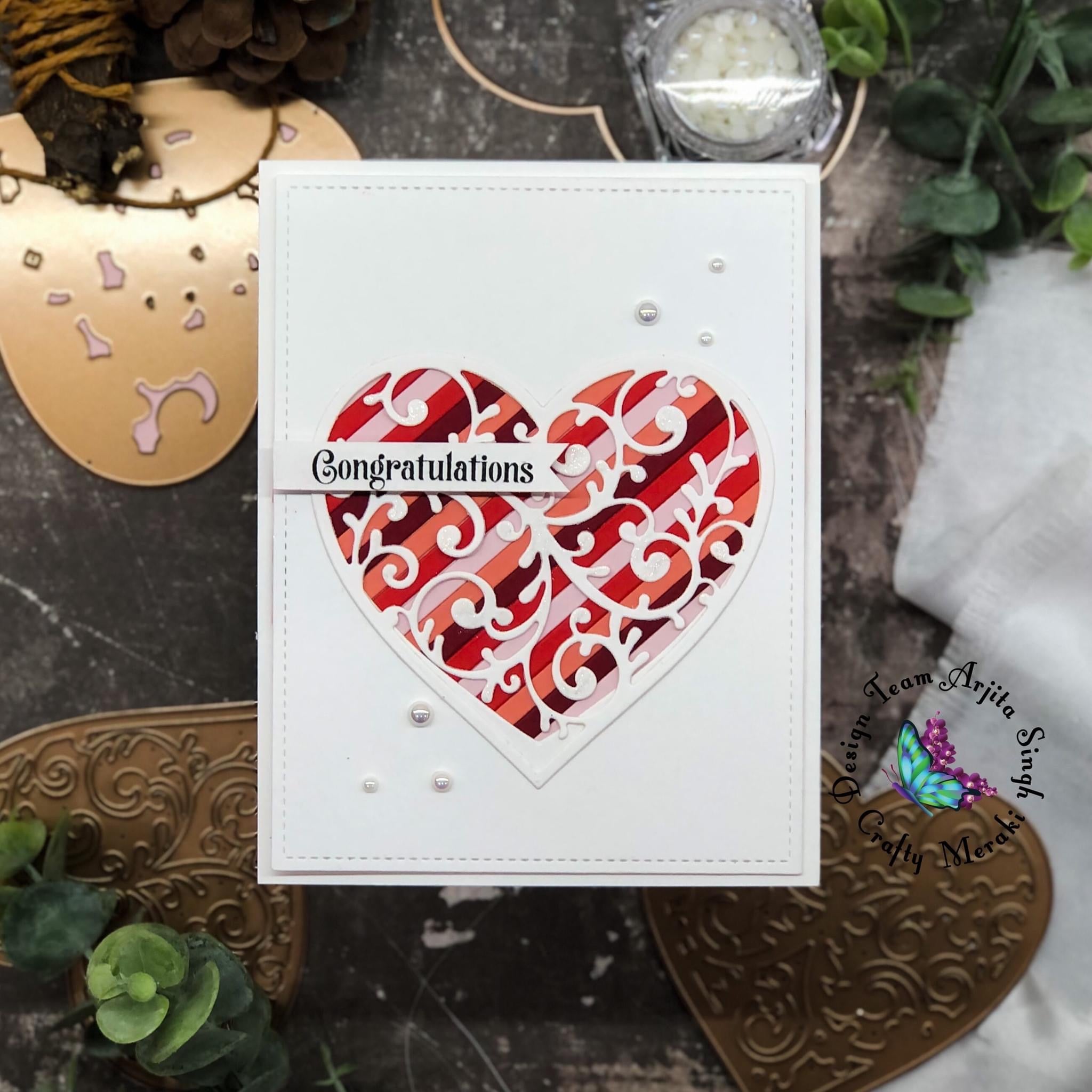 Crafty Meraki Cupid's Heart Layering Die Set - Crafty Meraki