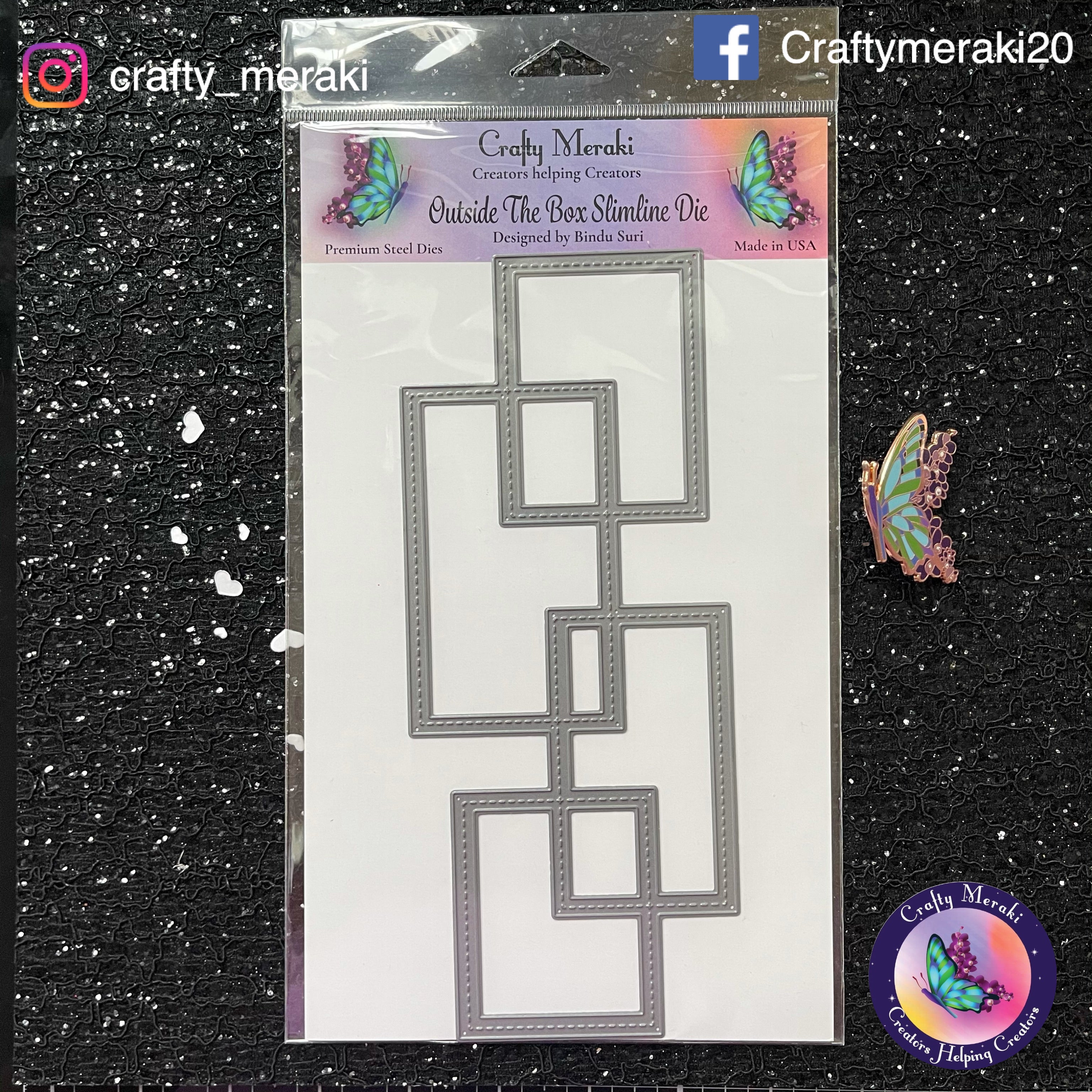 Crafty Meraki Outside the box Slimline die - Crafty Meraki