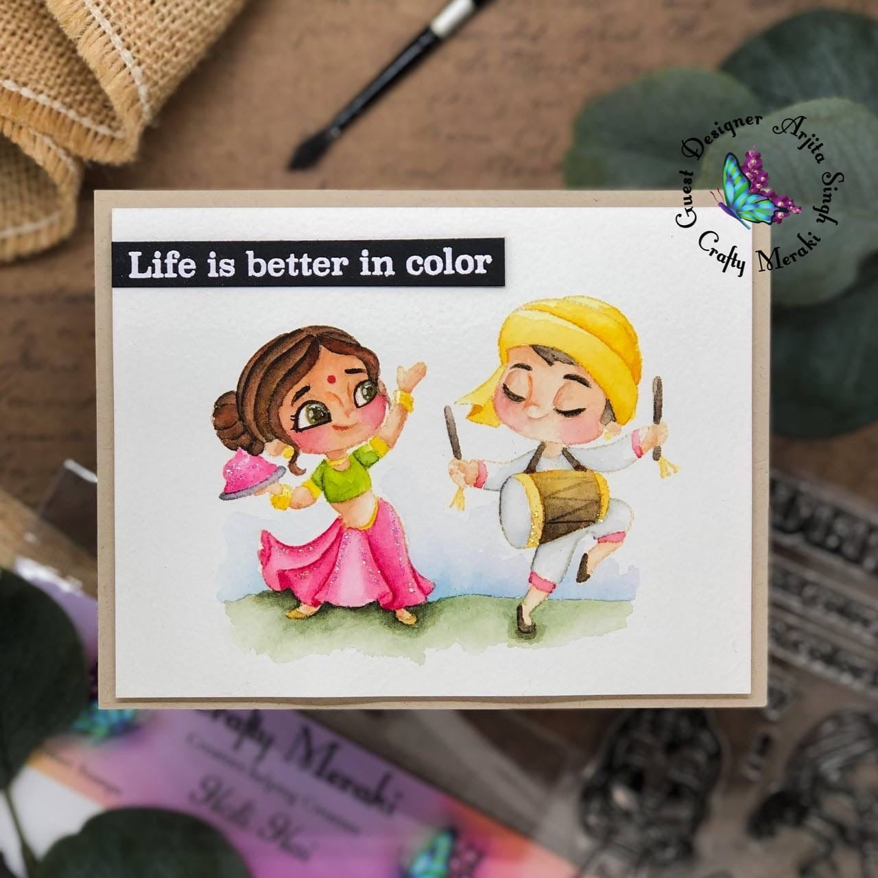 Crafty Meraki Holi Hai stamp set - Crafty Meraki