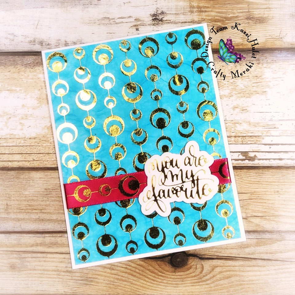 Crafty Meraki Eccentric Circles Hot Foil - Crafty Meraki