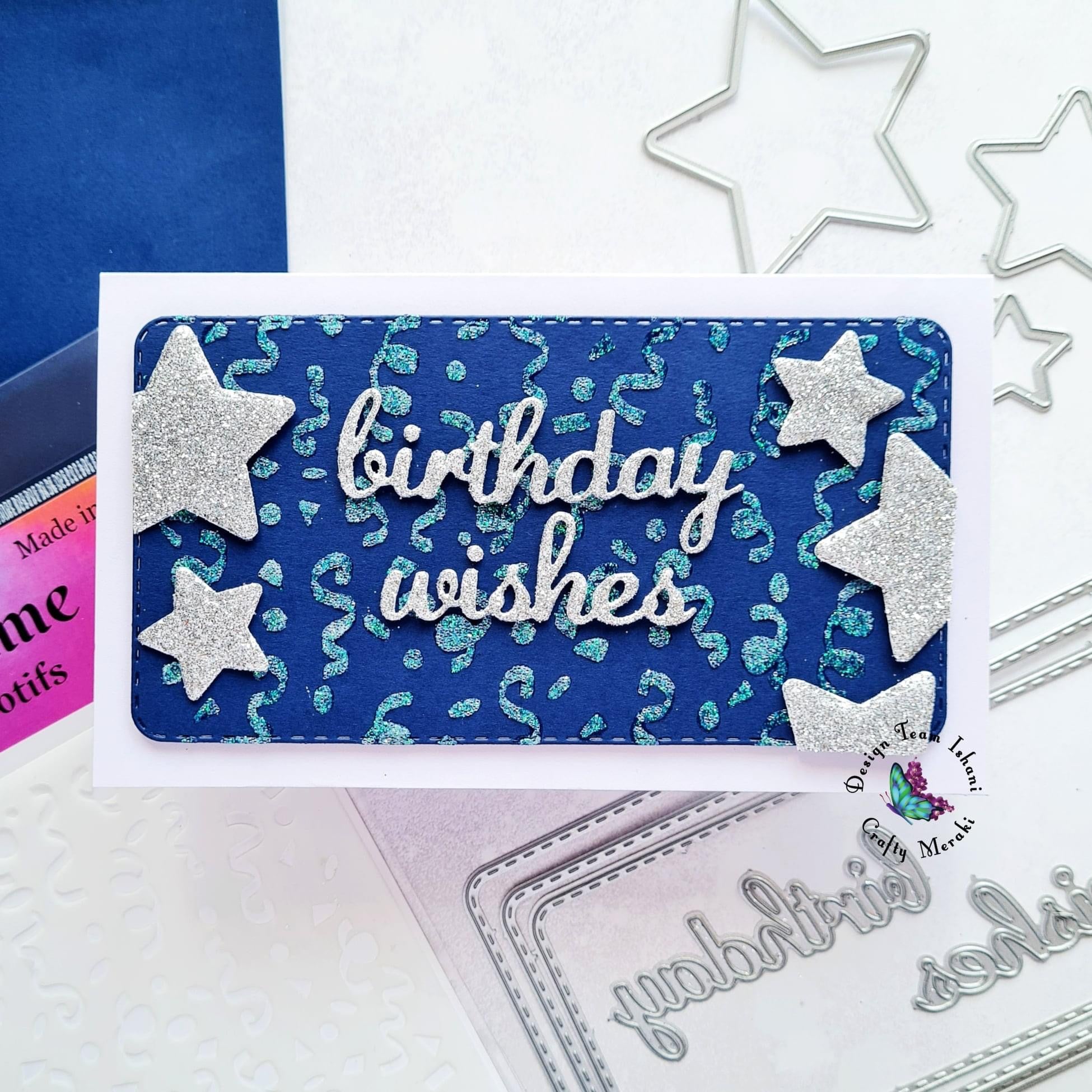 Crafty Meraki Party Time Stencil - Crafty Meraki