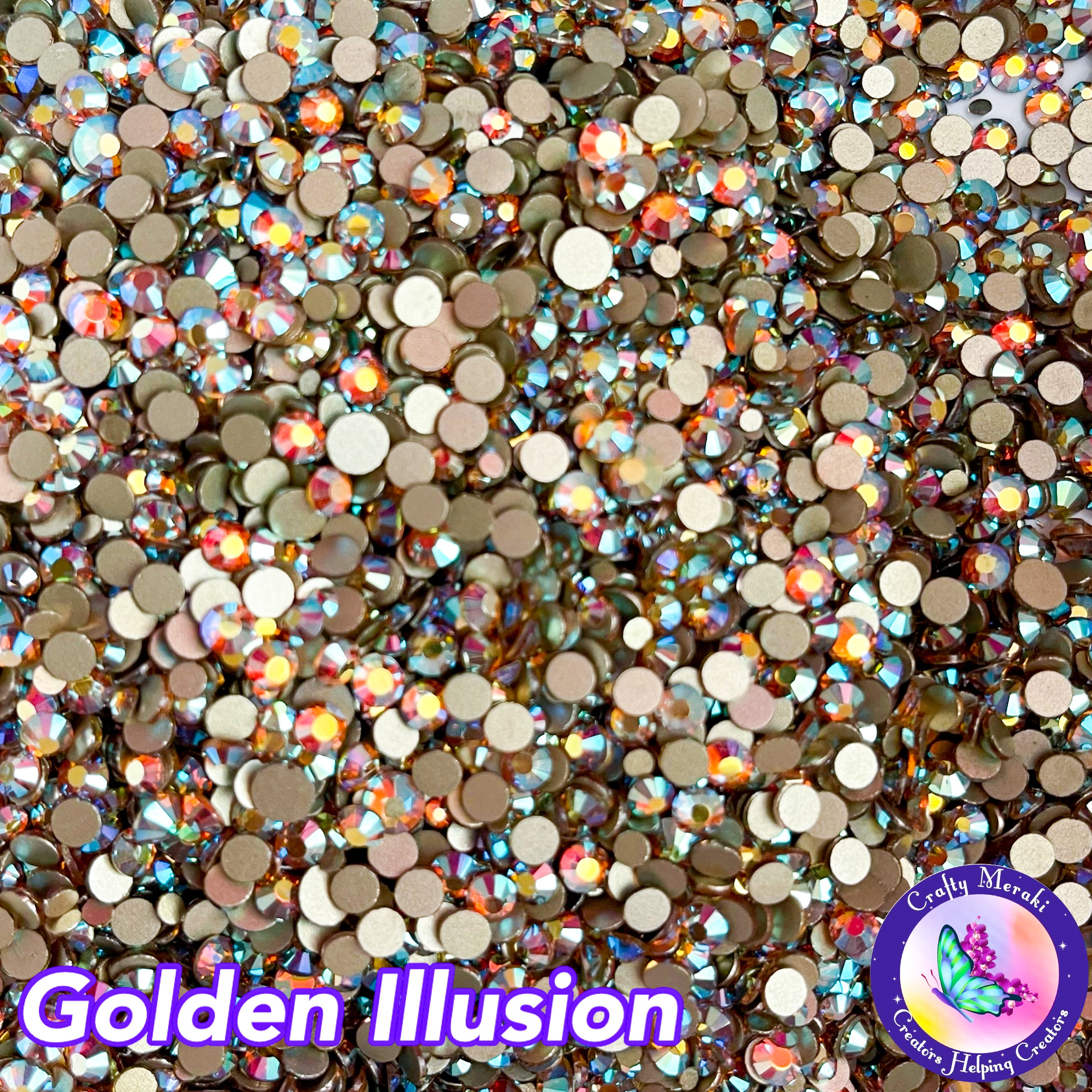 Meraki Sparkle Golden Illusion - Crafty Meraki