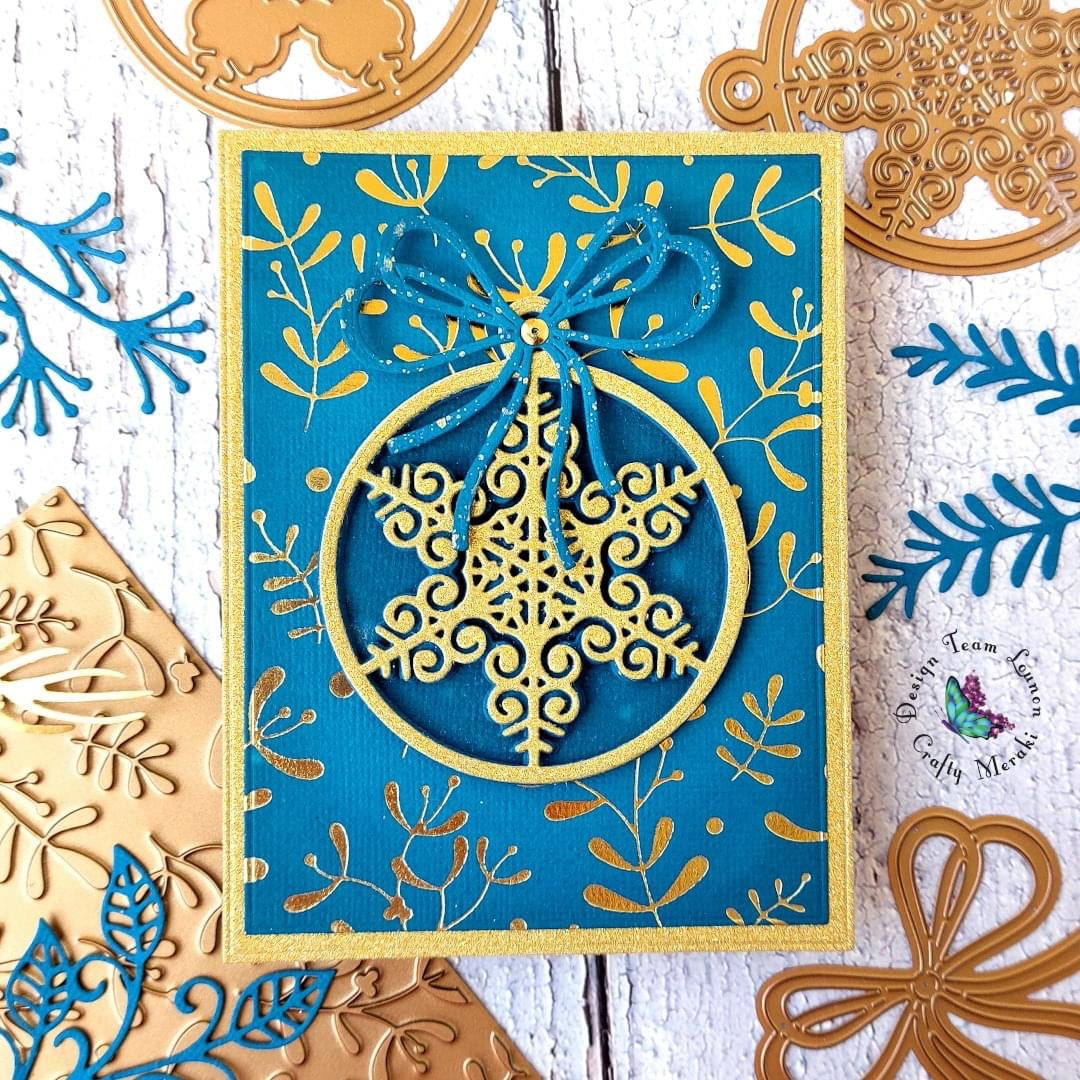 Crafty Meraki Under the Mistletoe Hot Foil plate - Crafty Meraki