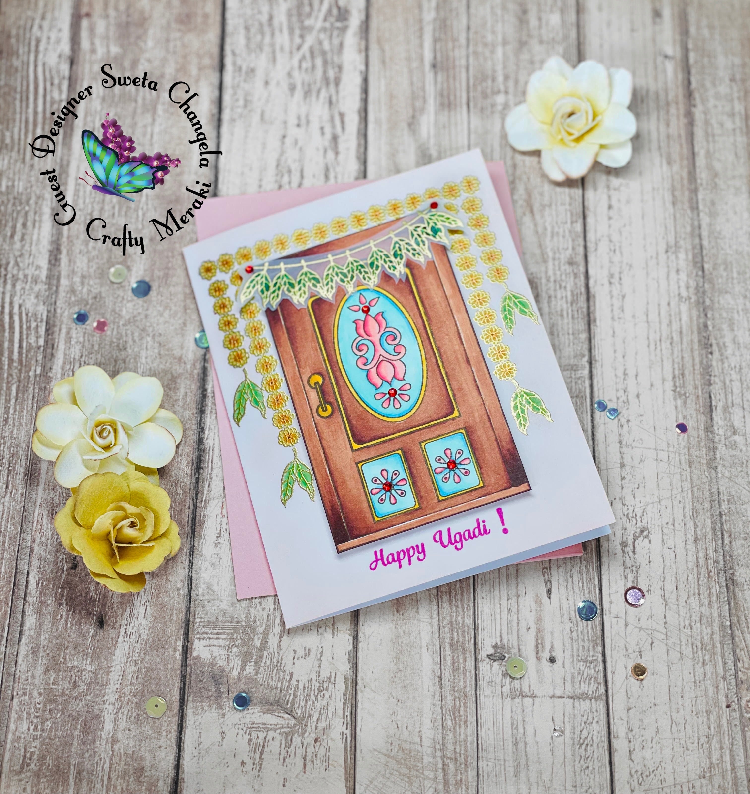 Crafty Meraki Happy Ugadi stamp set - Crafty Meraki