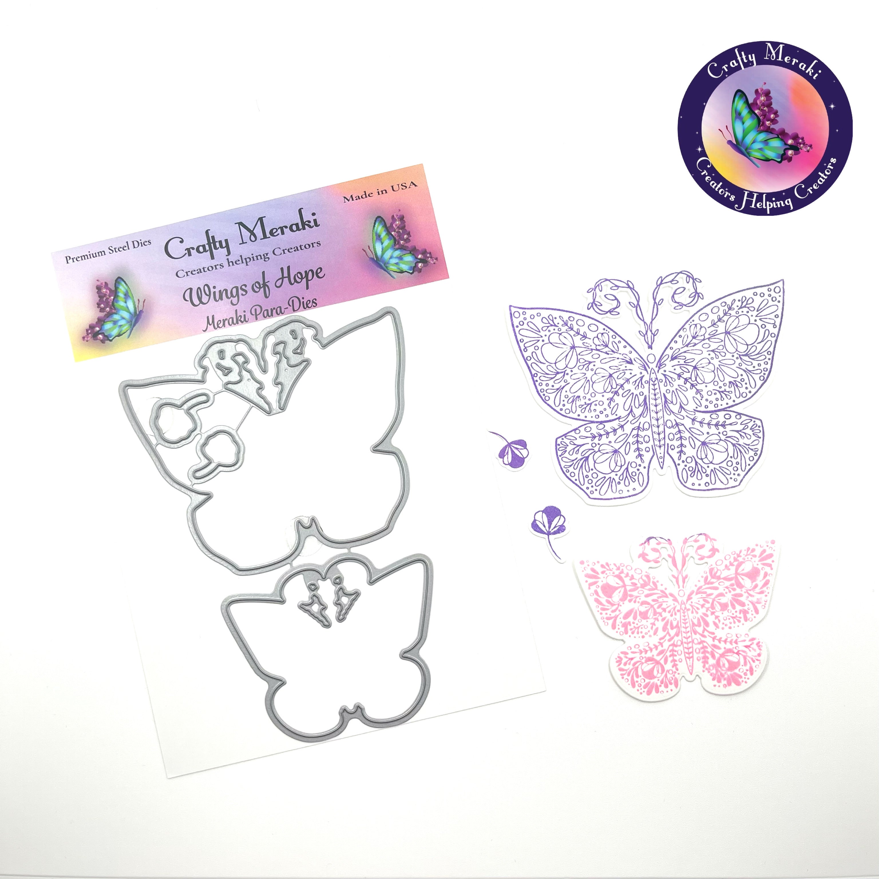 Crafty Meraki Wings of Hope Meraki Para-Dies - Crafty Meraki
