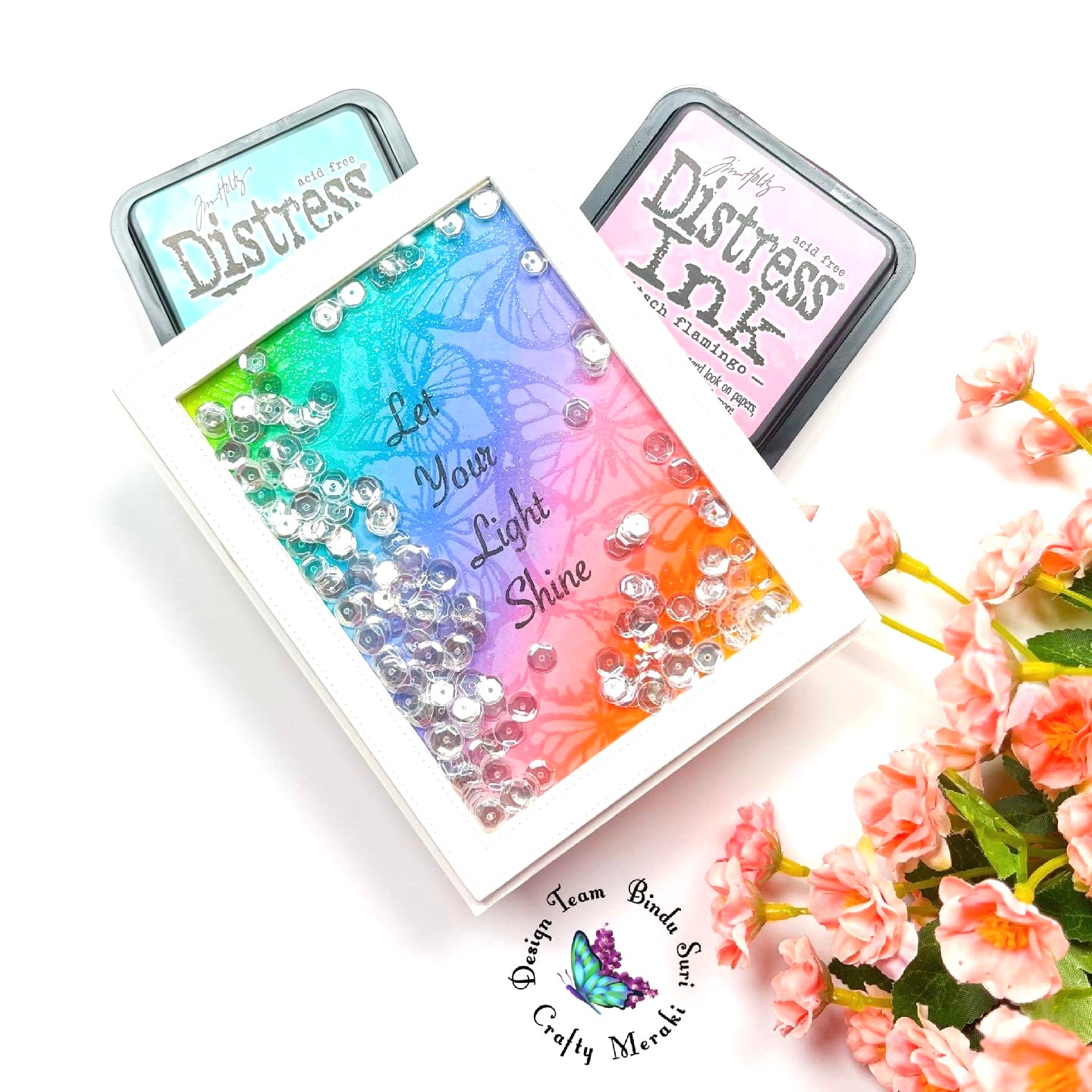 Crafty Meraki Fluttering Feathers Stamp set - Crafty Meraki