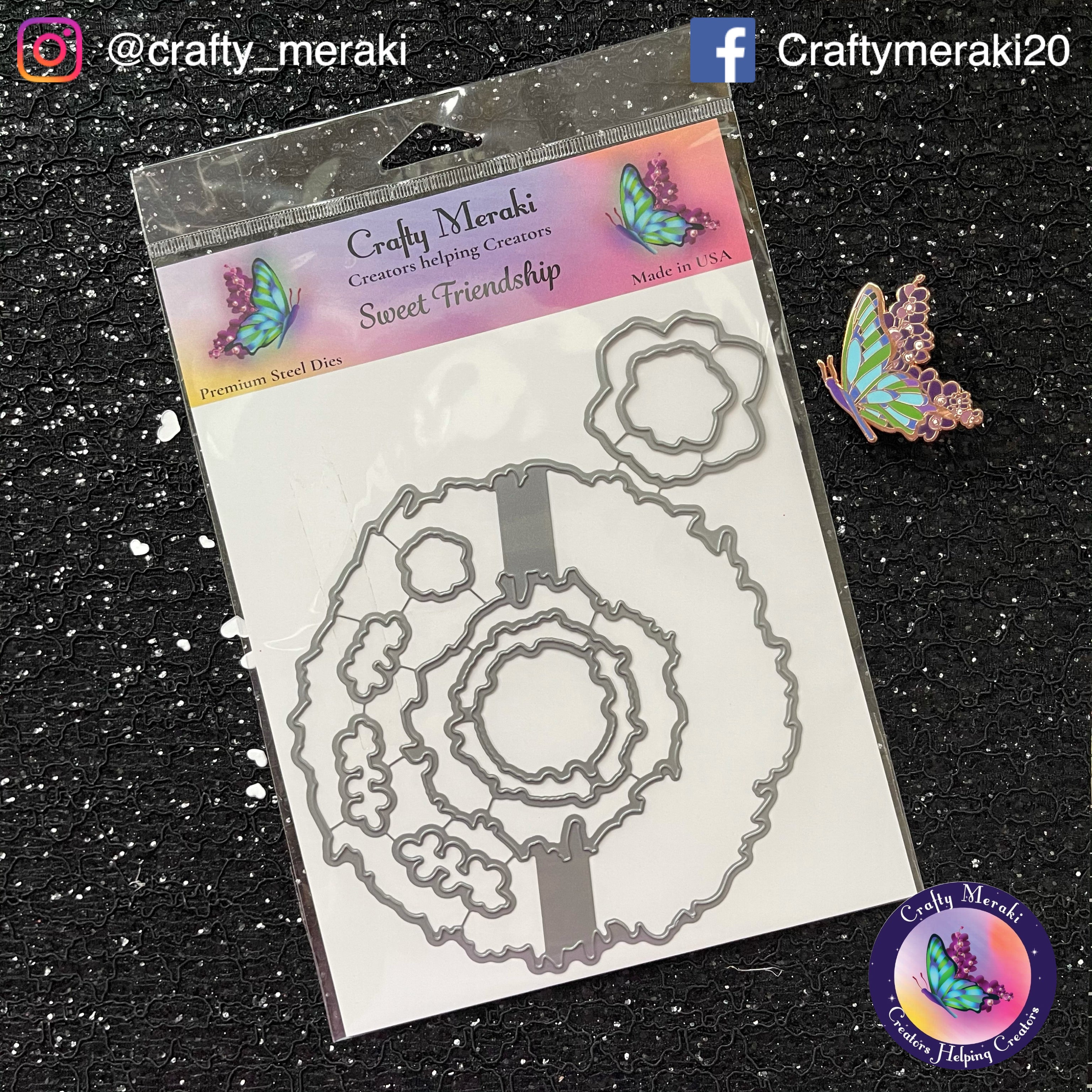 Crafty Meraki Sweet Friendship coordinating dies - Crafty Meraki
