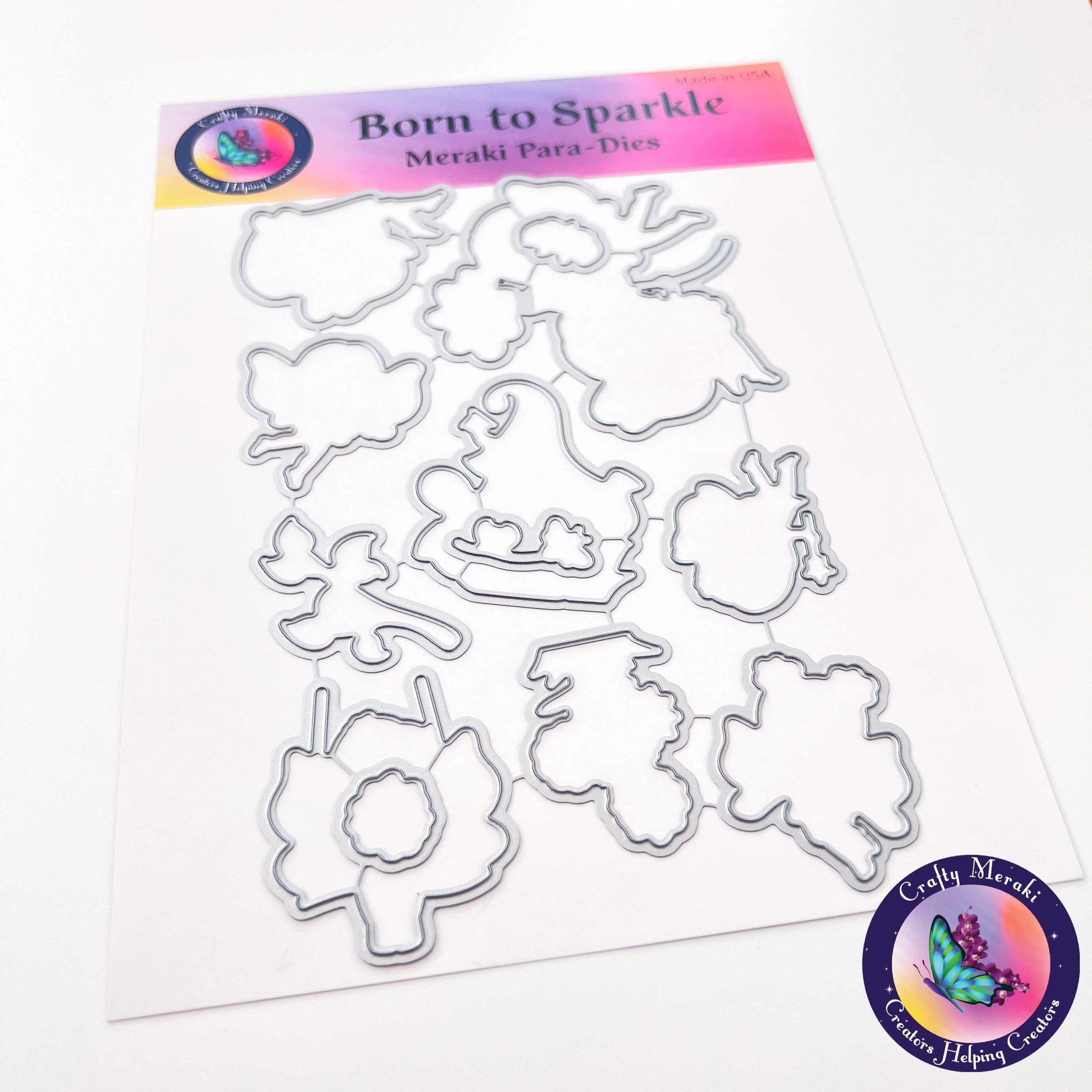 Crafty Meraki Born To Sparkle Coordinating Meraki Para-dies - Crafty Meraki