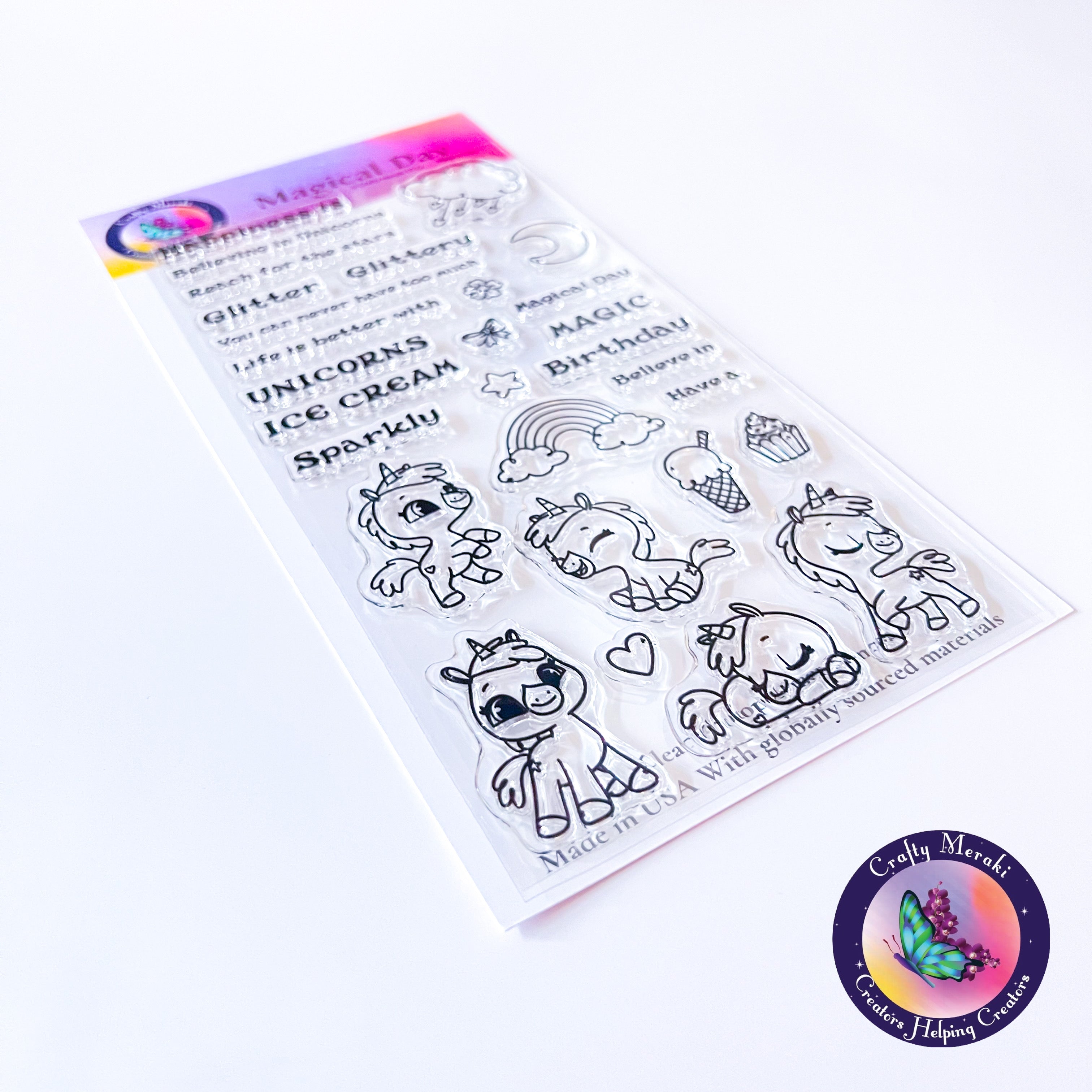 Crafty Meraki Magical Day Stamp set - Crafty Meraki