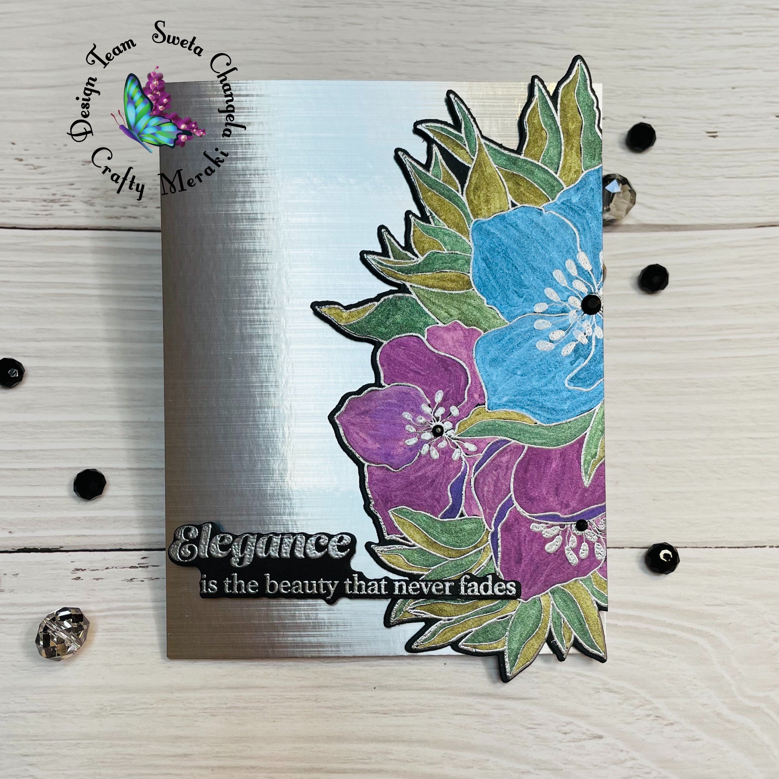 Crafty Meraki Elegance Stamp set - Crafty Meraki