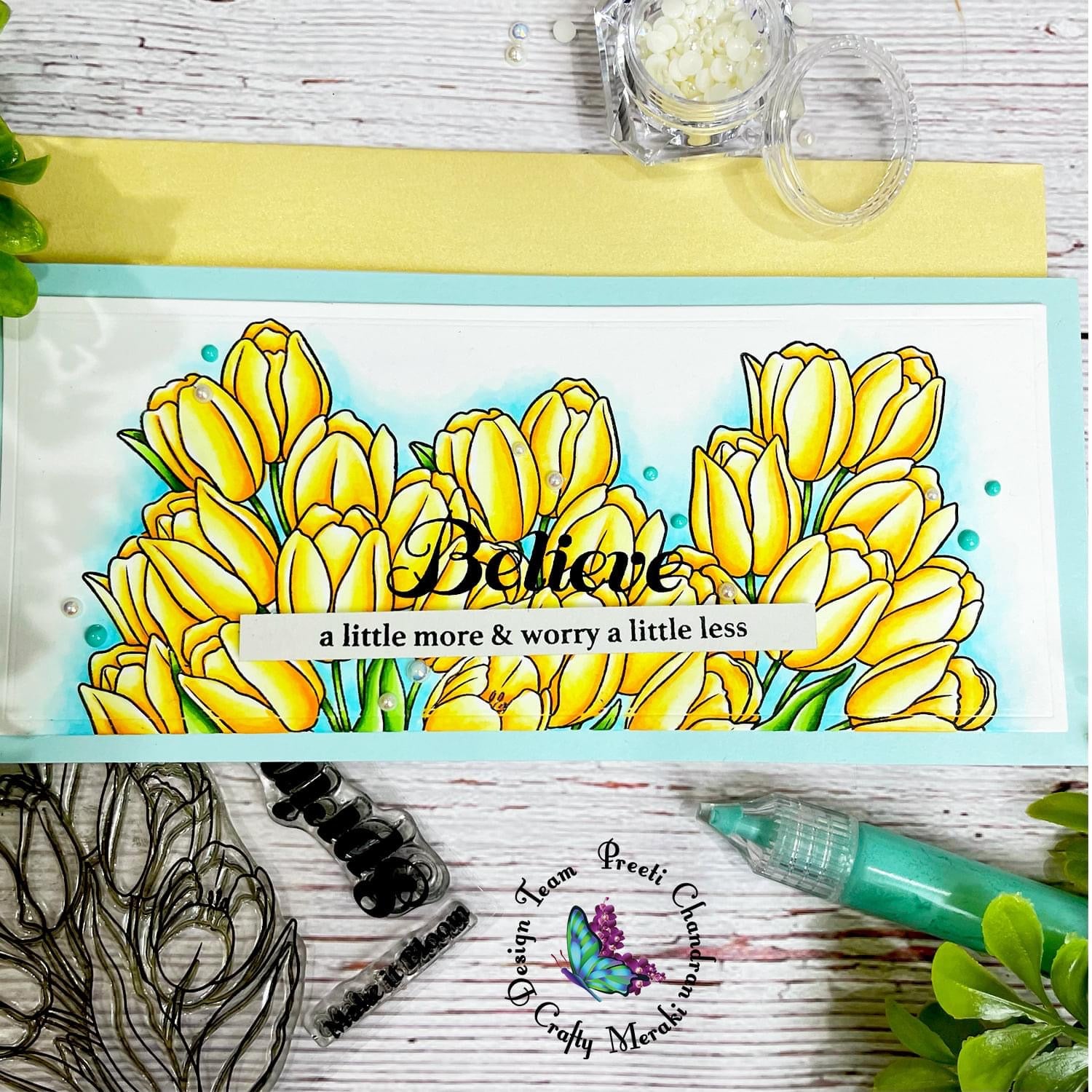 Crafty Meraki Spring Blooms Stamp set - Crafty Meraki