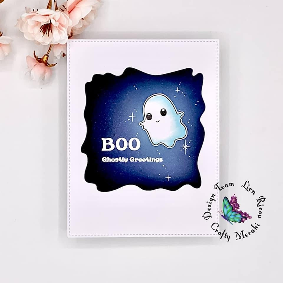 Crafty Meraki Ghostly Greetings Stamp Set - Crafty Meraki