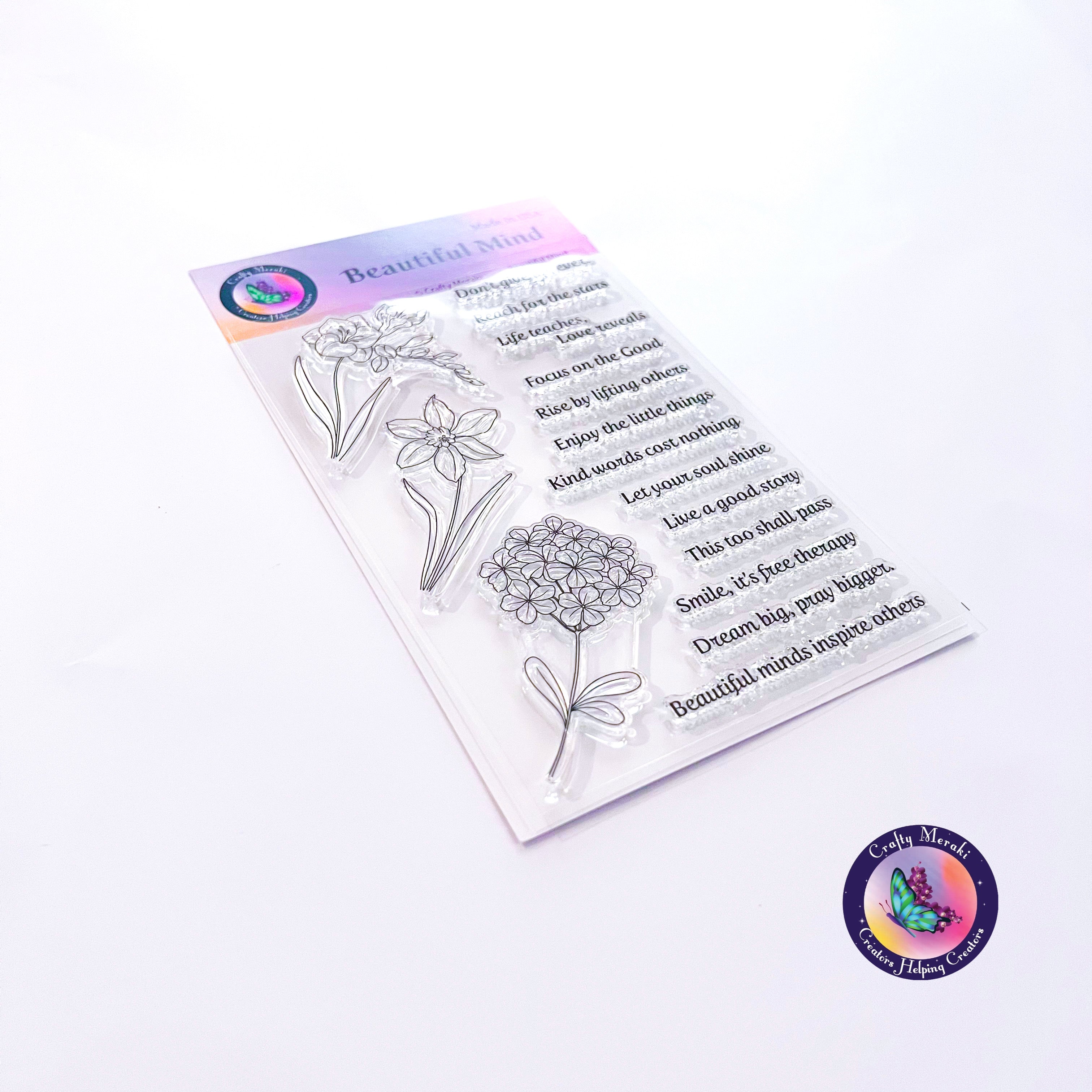Crafty Meraki Beautiful Mind stamp set - Crafty Meraki