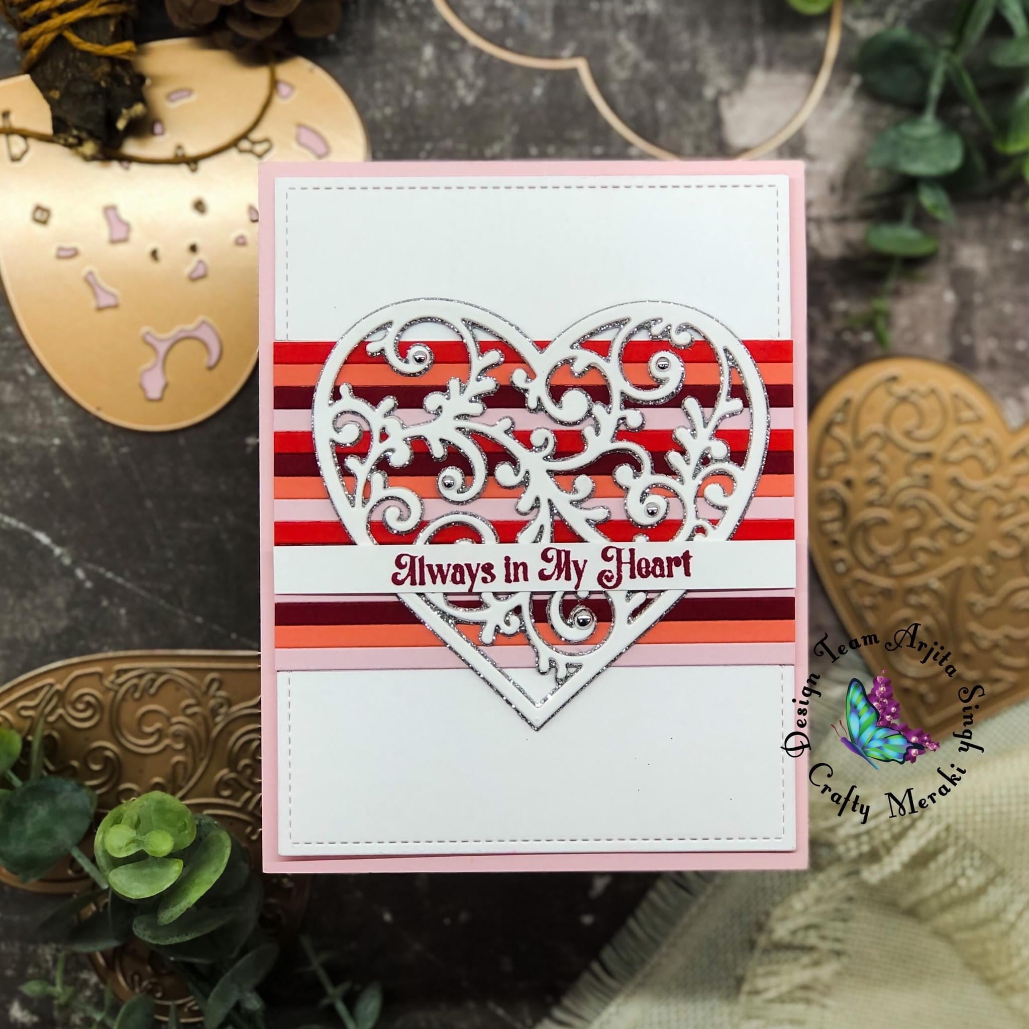 Crafty Meraki Cupid's Heart Layering Die Set - Crafty Meraki