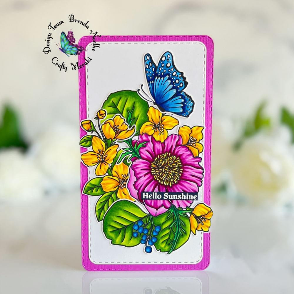 Crafty Meraki Amazing Blooms Stamp set - Crafty Meraki