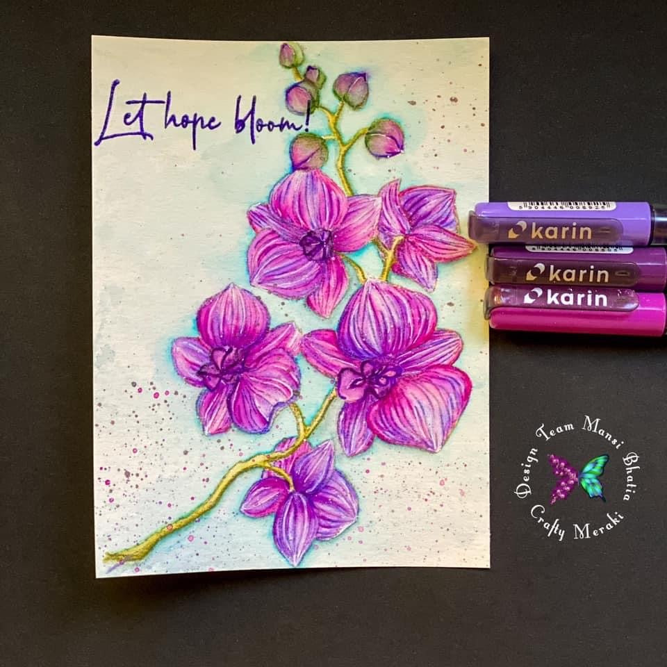Crafty Meraki Colorado Craft Co Collaboration - CC101 CCC& CM Orchids - Crafty Meraki