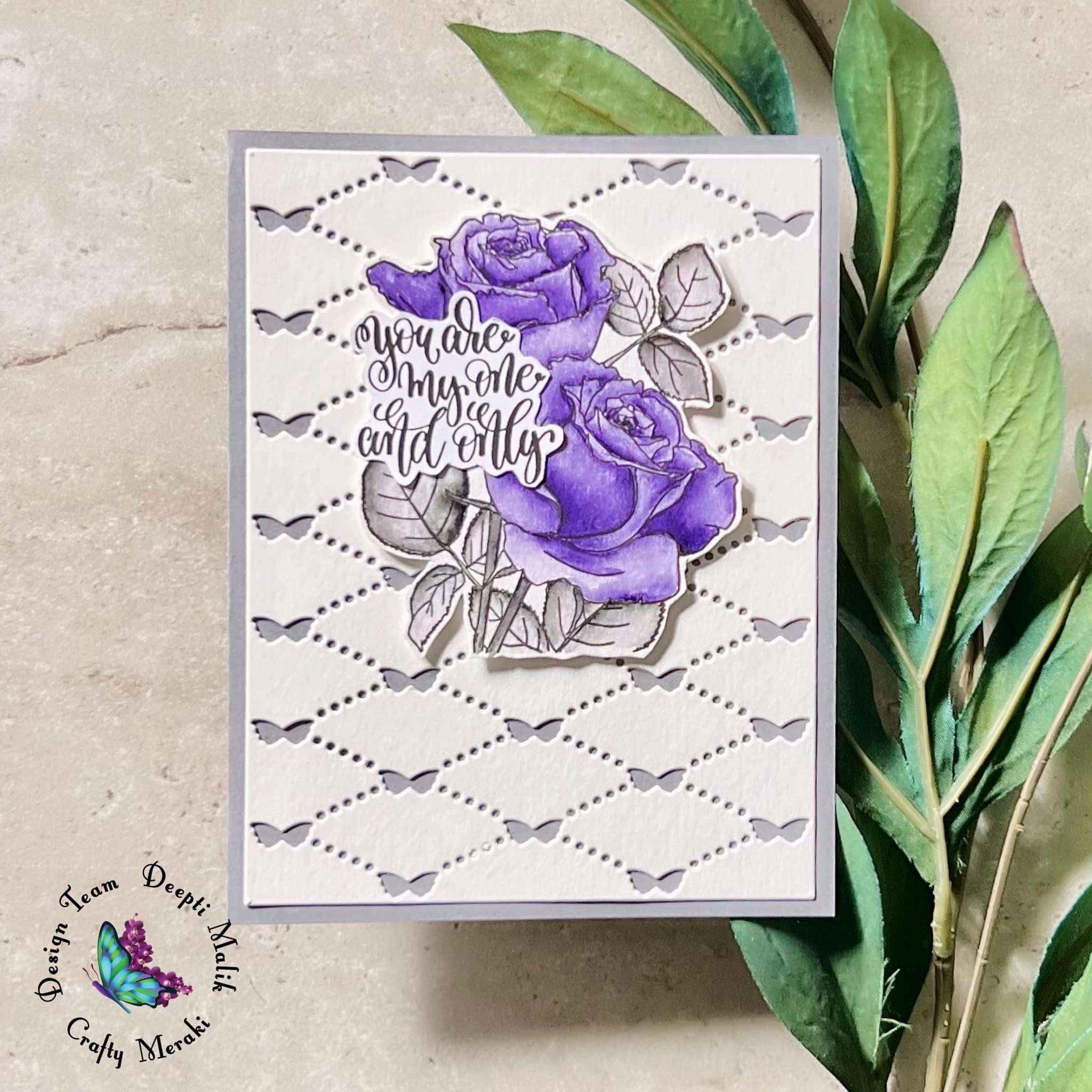 Crafty Meraki Wedding Bouquet Stamp set - Crafty Meraki