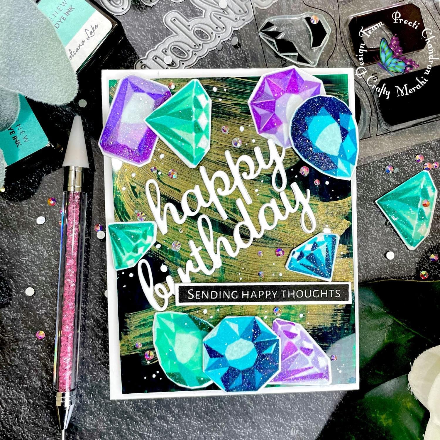 Crafty Meraki All the Sparkle Layering stamp set - Crafty Meraki